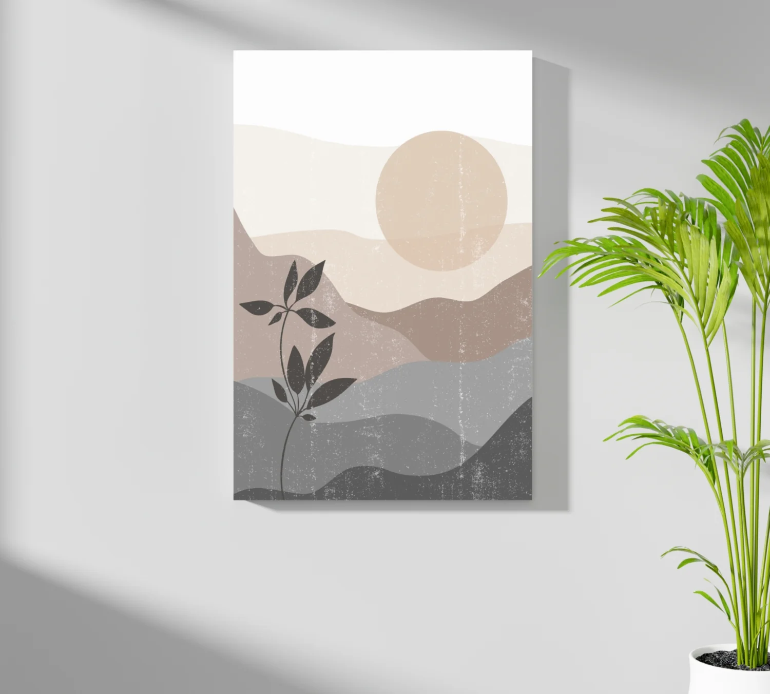 Beige Valley Aluminum Print - Image 7