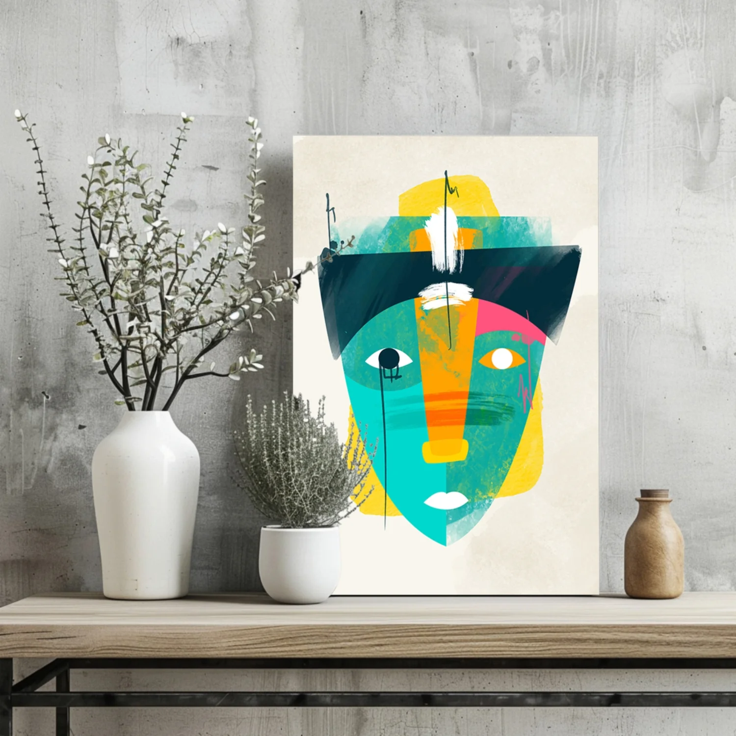 Contemporary Art V2 Aluminum Print - Image 2