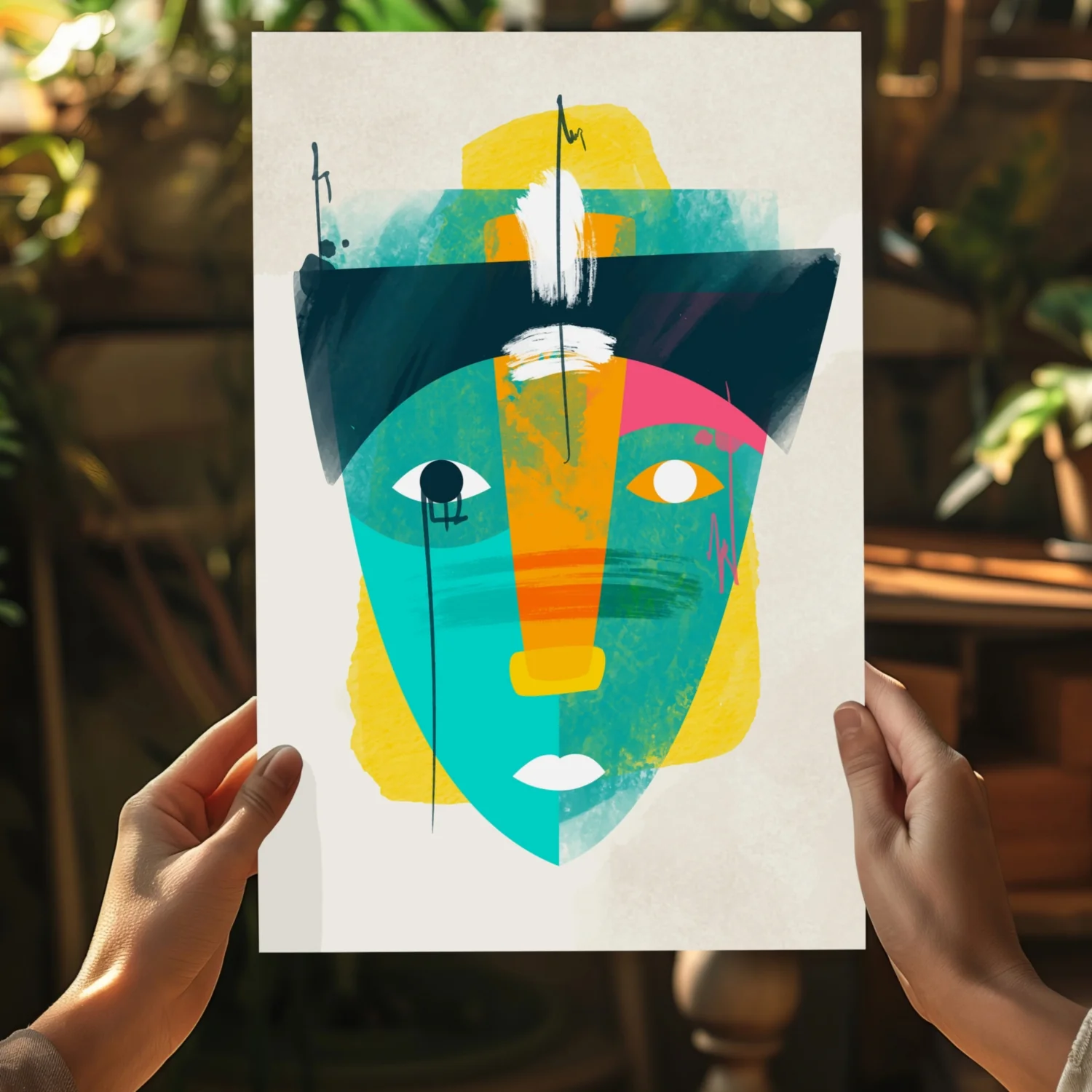 Contemporary Art V2 Aluminum Print - Image 5