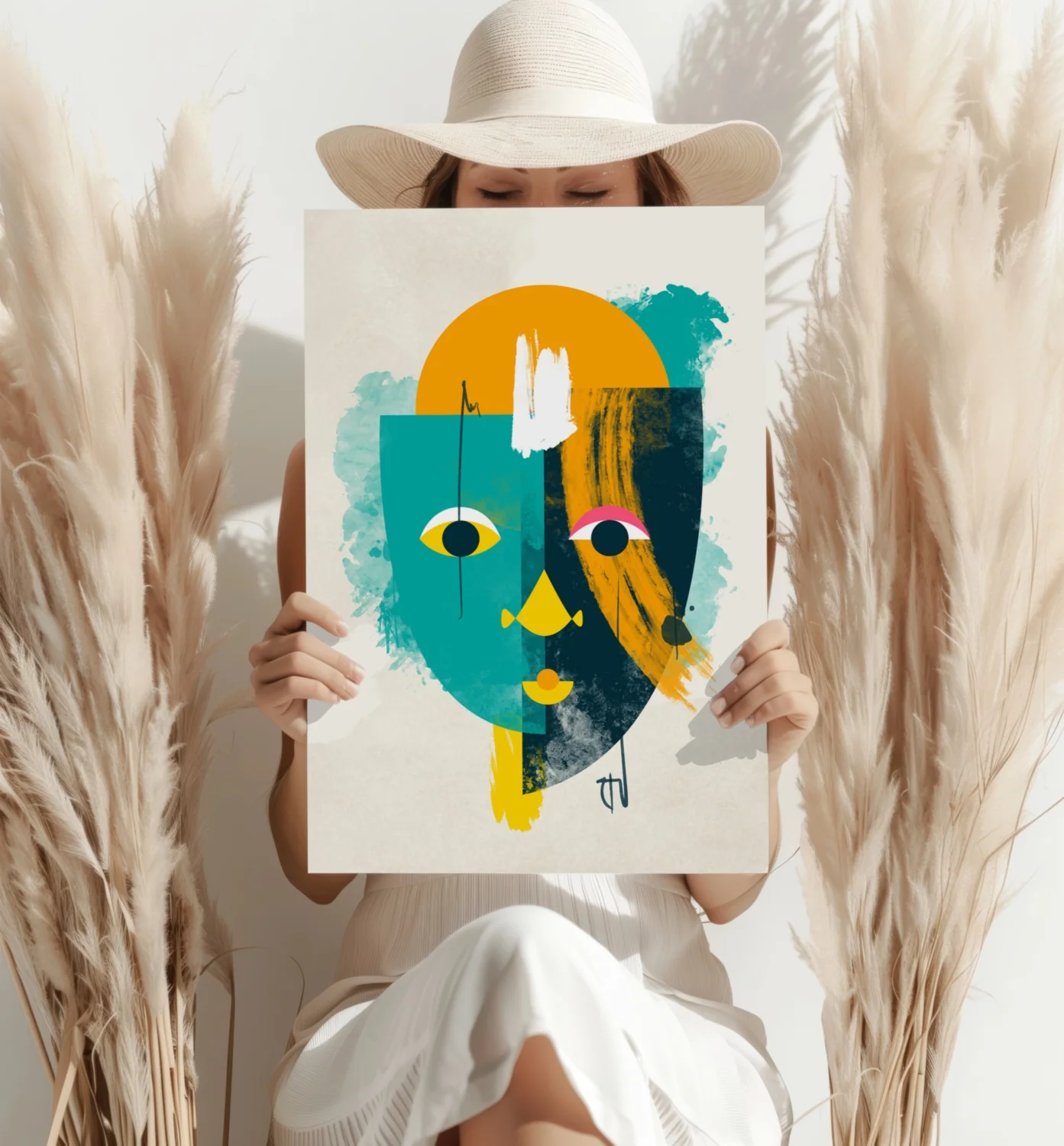 Contemporary Art V3 Aluminum Print - Image 4
