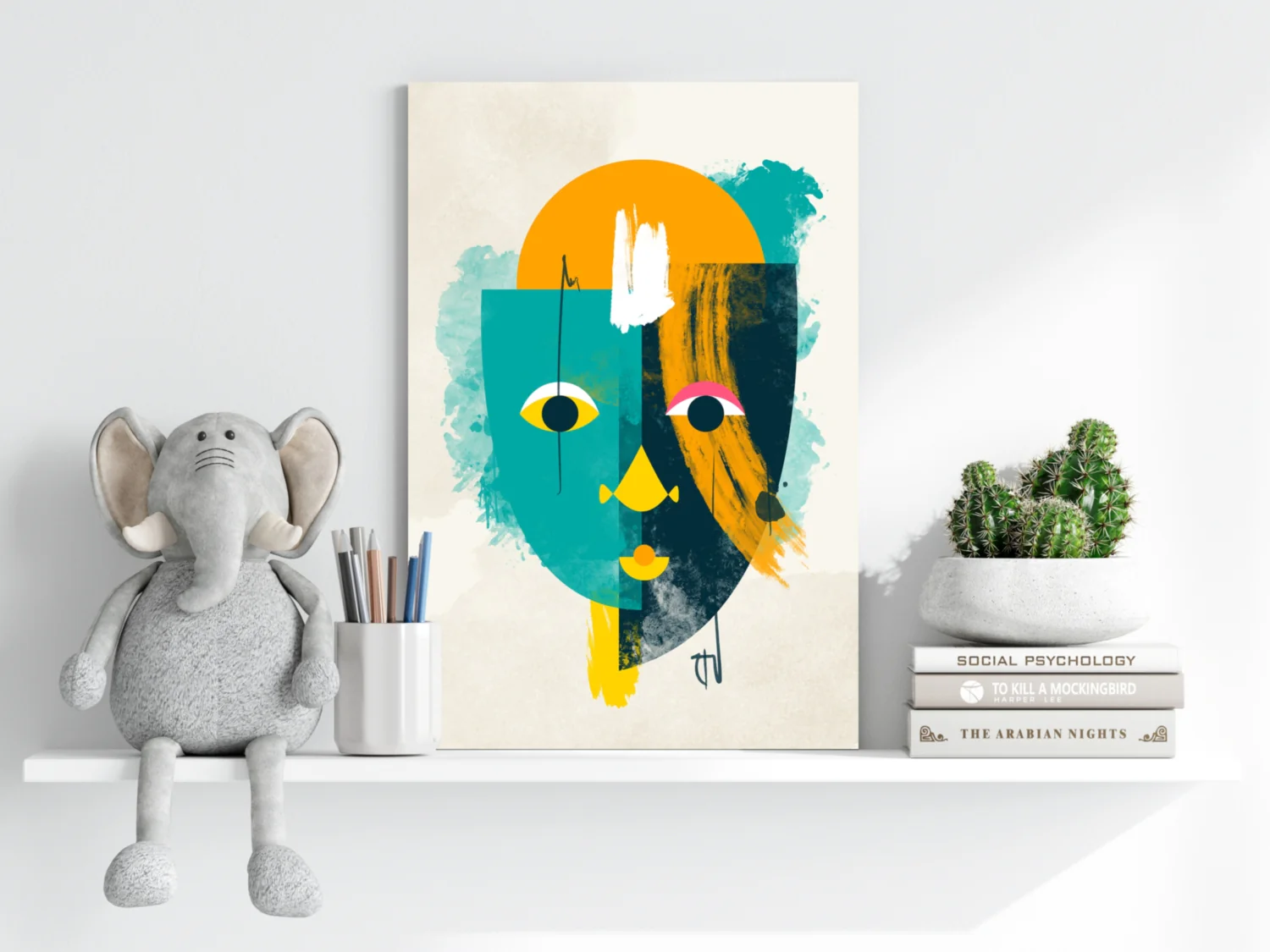 Contemporary Art V3 Aluminum Print - Image 6