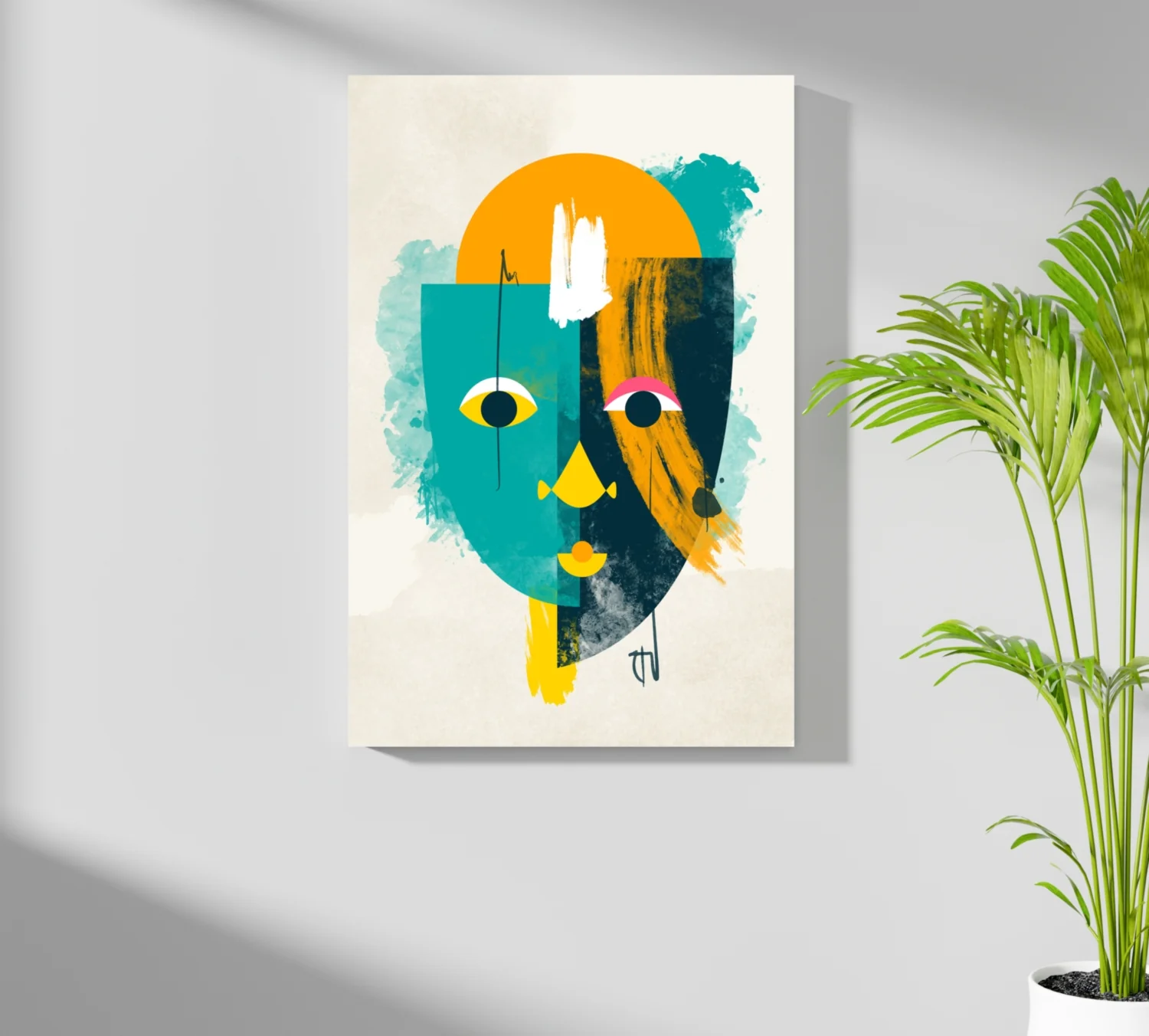 Contemporary Art V3 Aluminum Print - Image 7