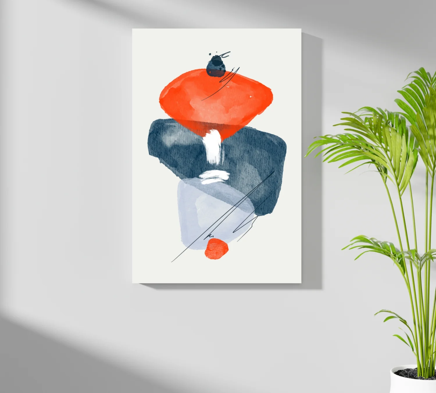Line Art V12 Aluminum Print - Image 7