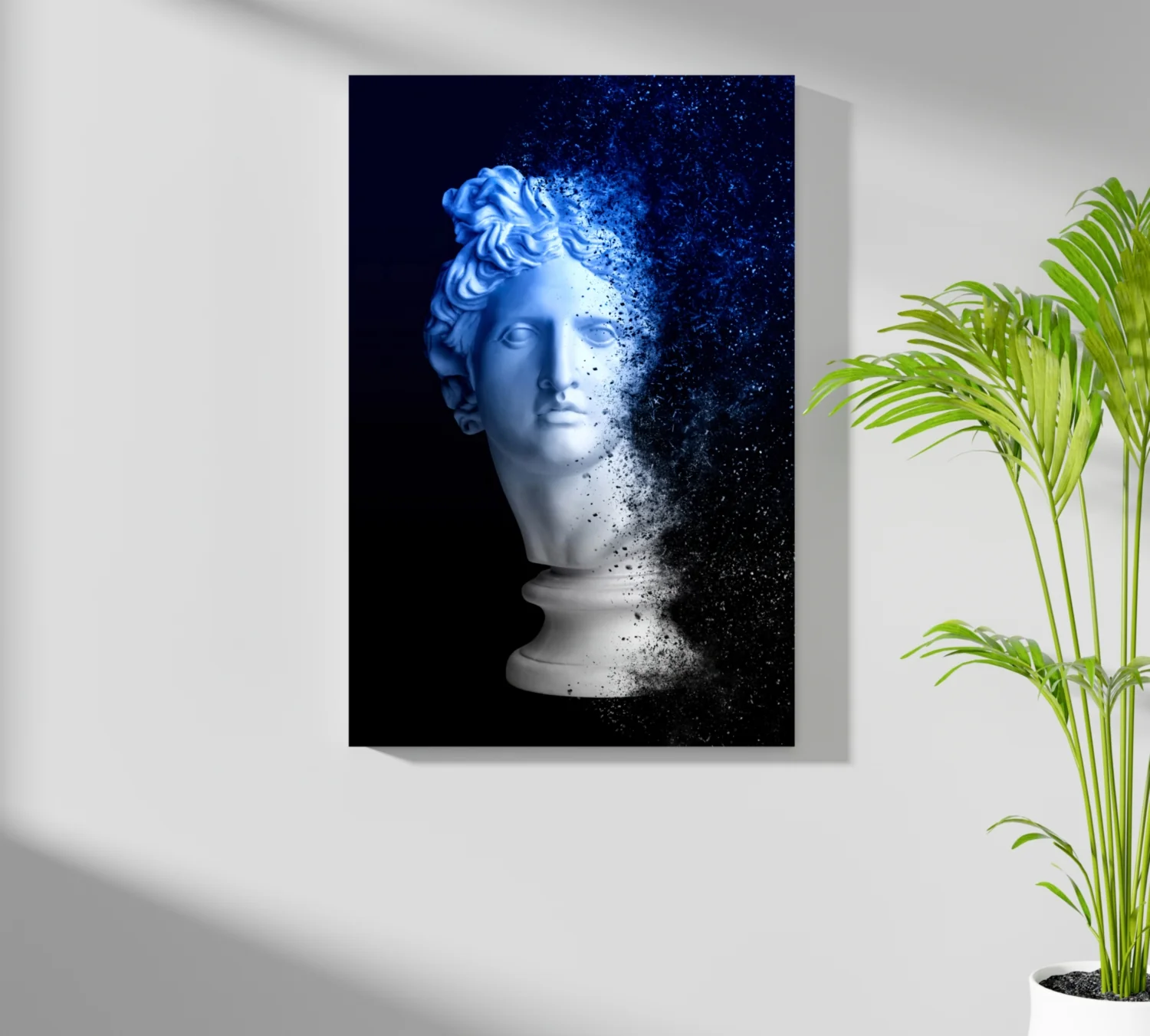 Statue Head Contemporary Aluminum Print - Image 7
