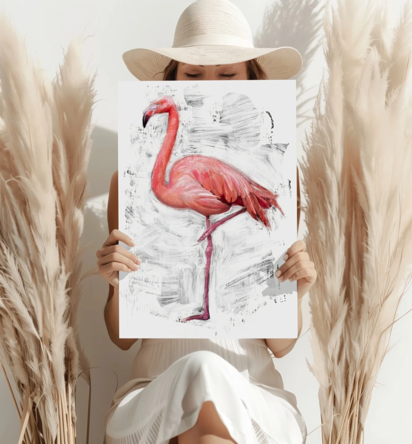 Flamingo Aluminum Print - Image 4