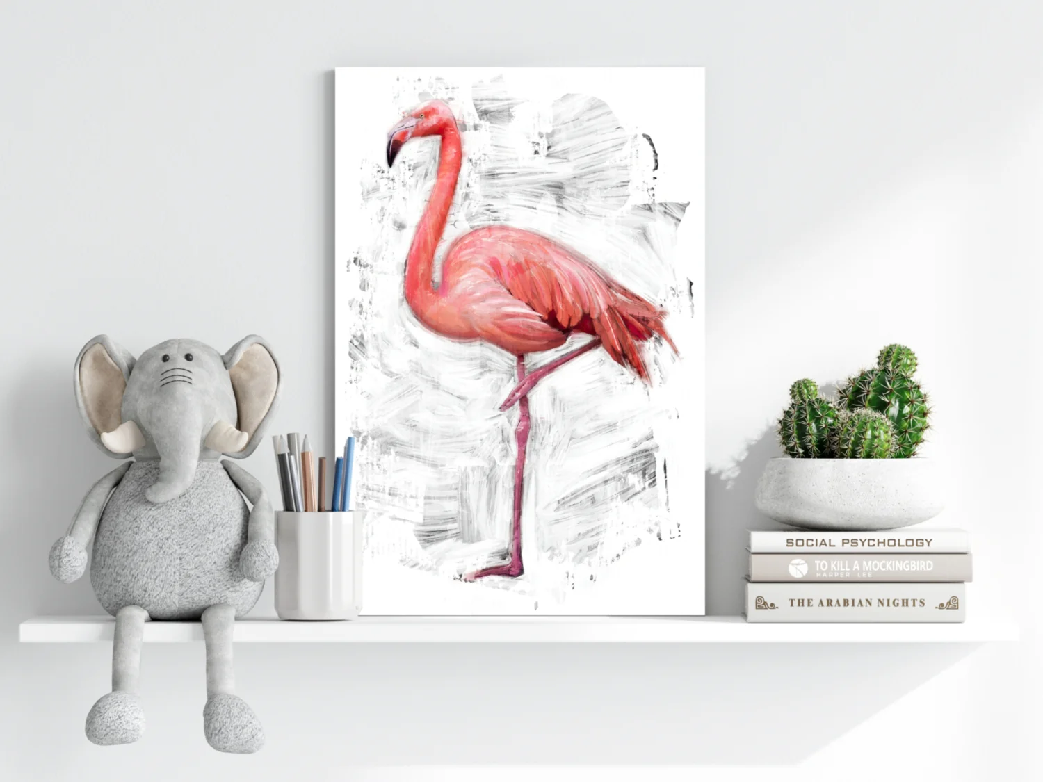 Flamingo Aluminum Print - Image 6