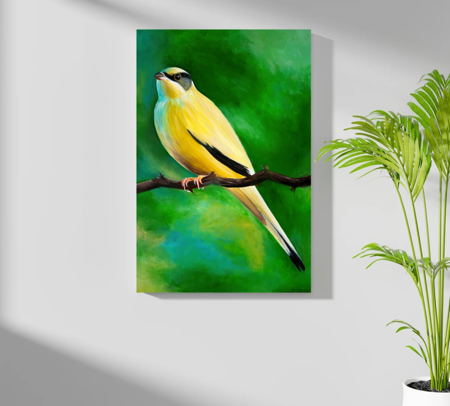 Yellow Bird Aluminum Print - Image 7