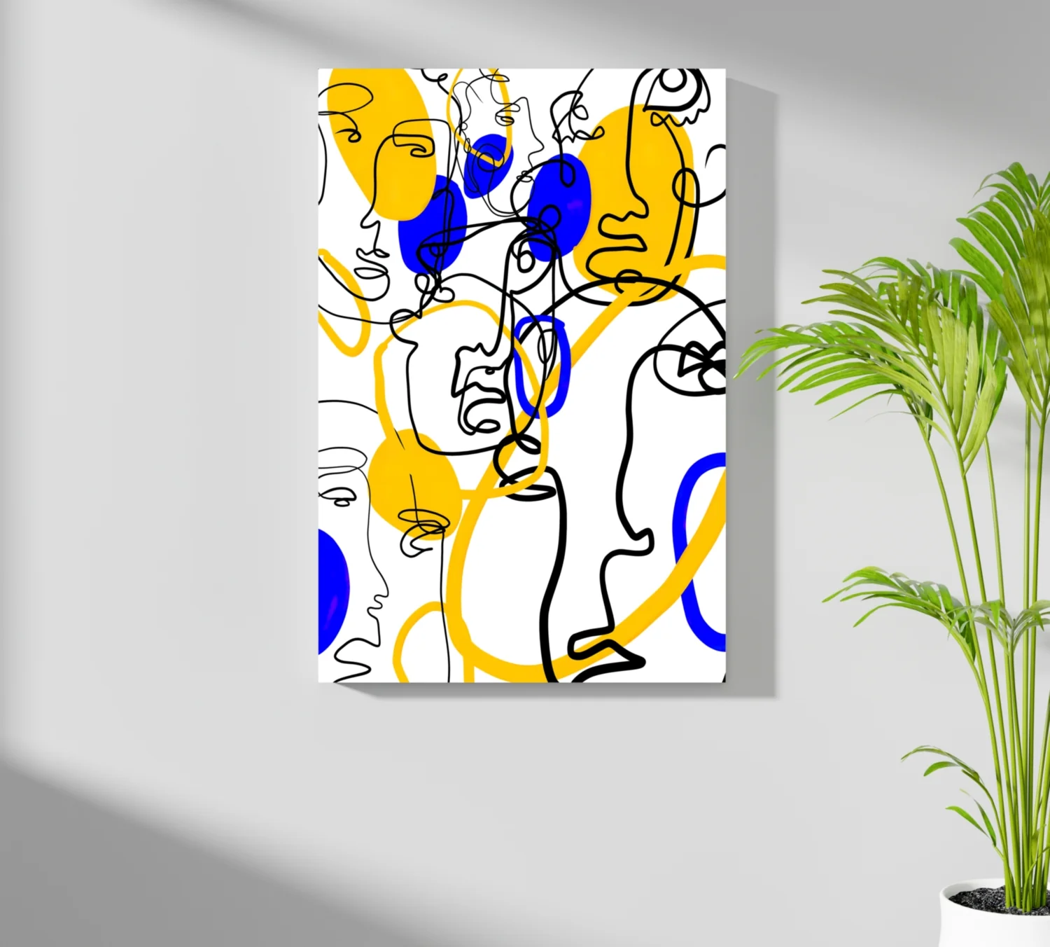 Abstract Line Art Aluminum Print - Image 7