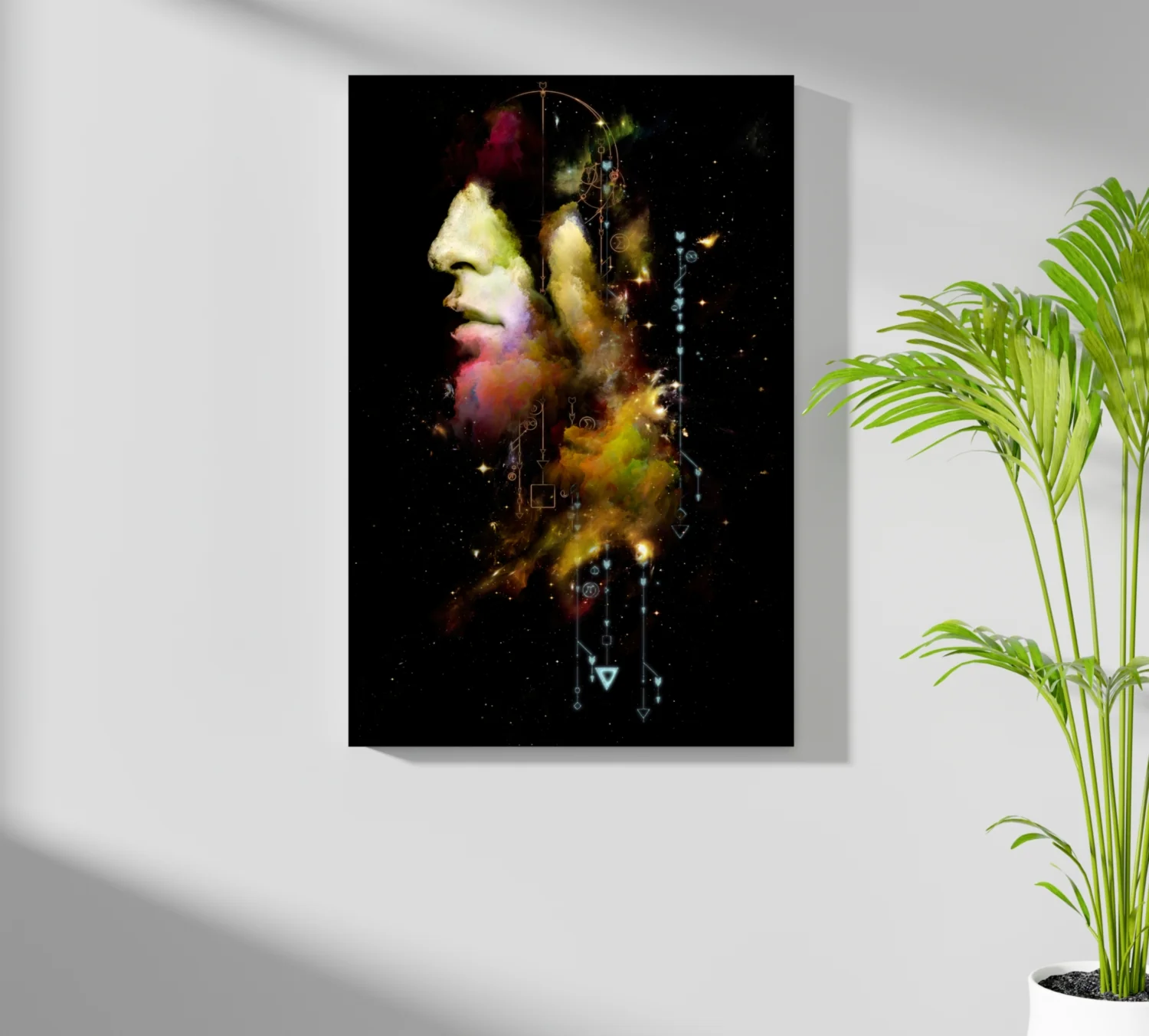 Abstract Man Aluminum Print - Image 7
