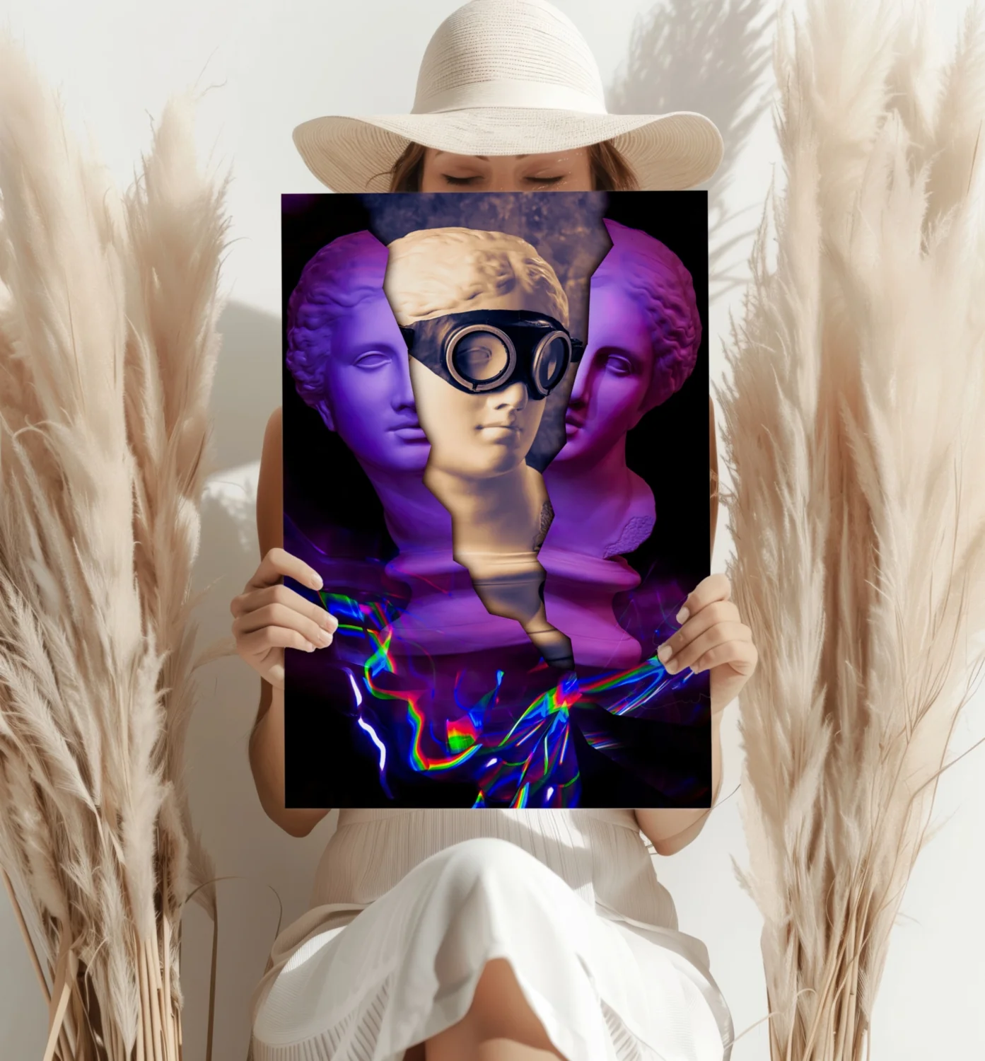 Contemporary Art Statue Aluminum Print - Image 4