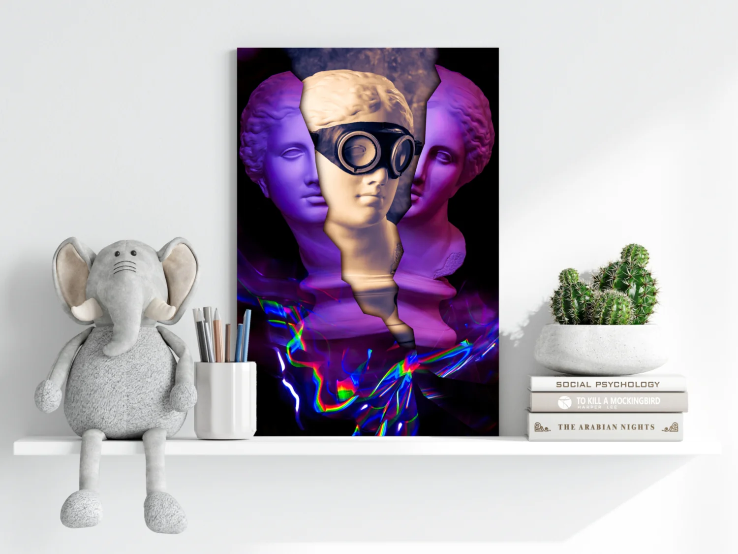 Contemporary Art Statue Aluminum Print - Image 6