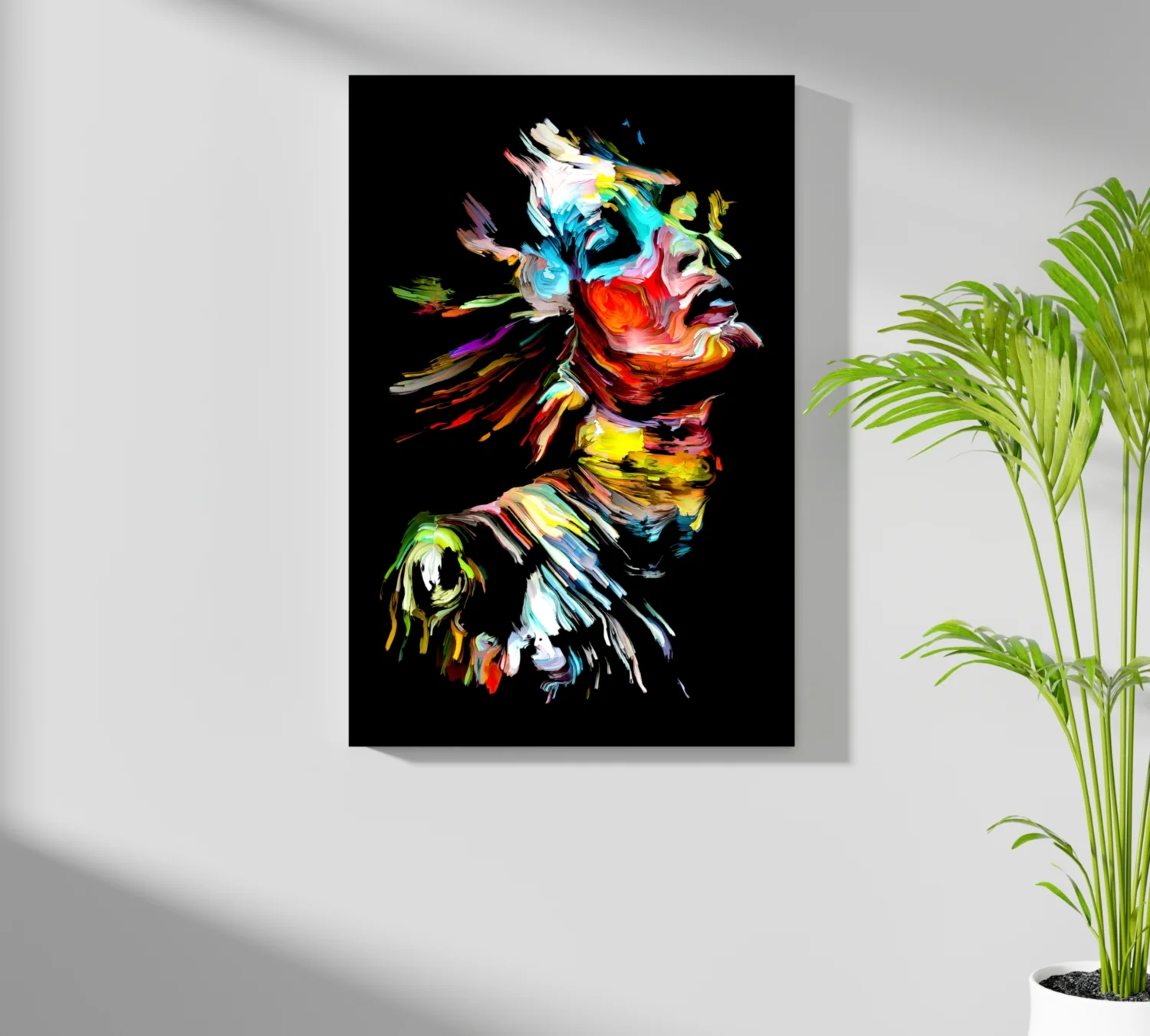 Colorful Portrait V2 Aluminum Print - Image 7