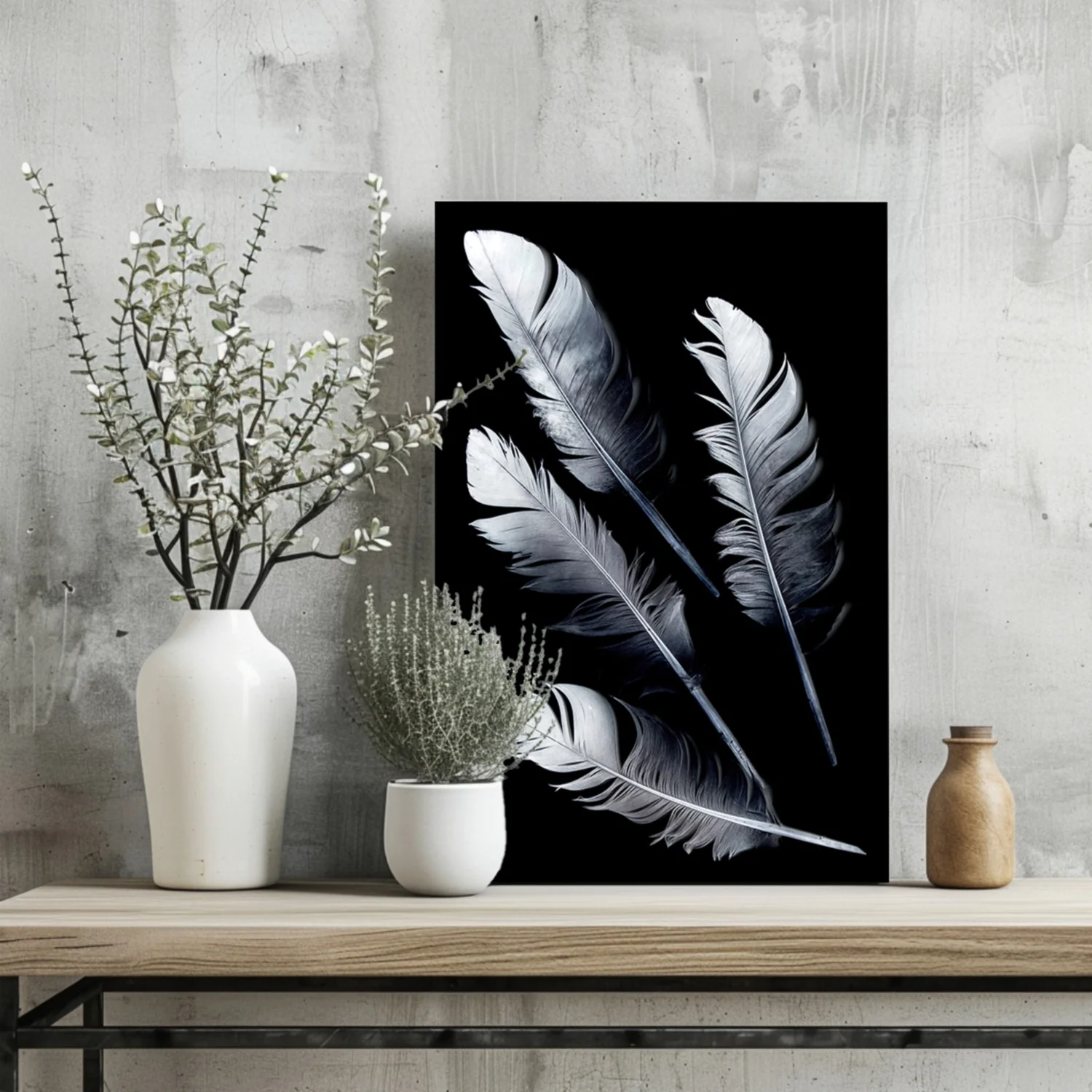 Feathers Aluminum Print - Image 2