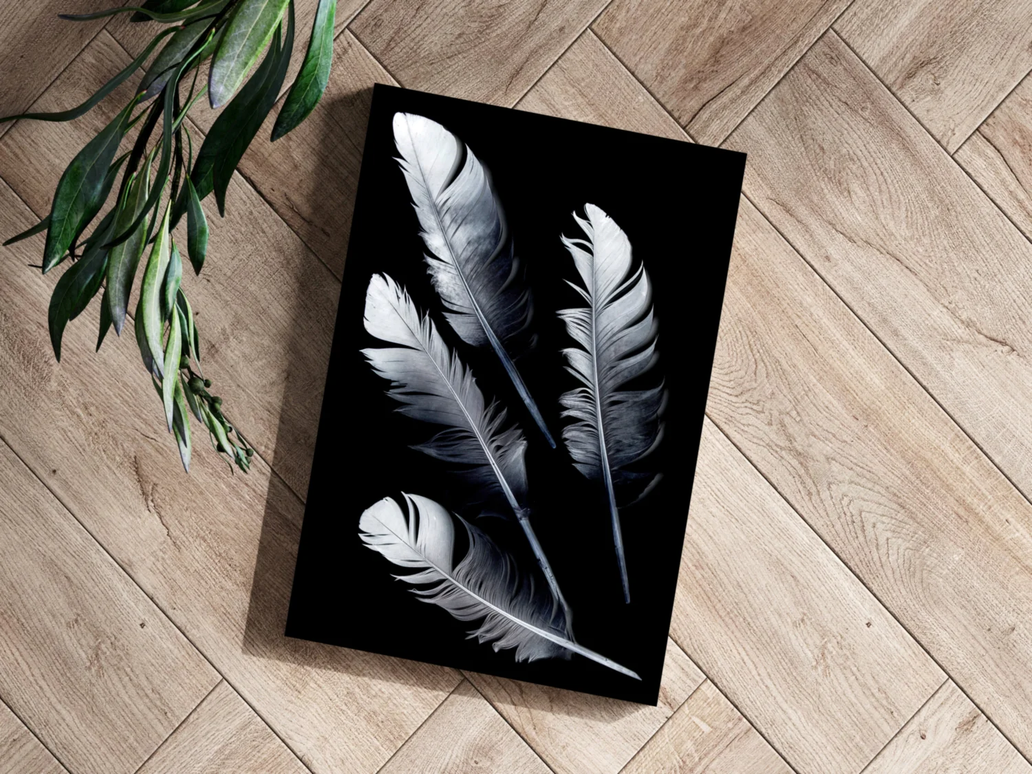 Feathers Aluminum Print - Image 3