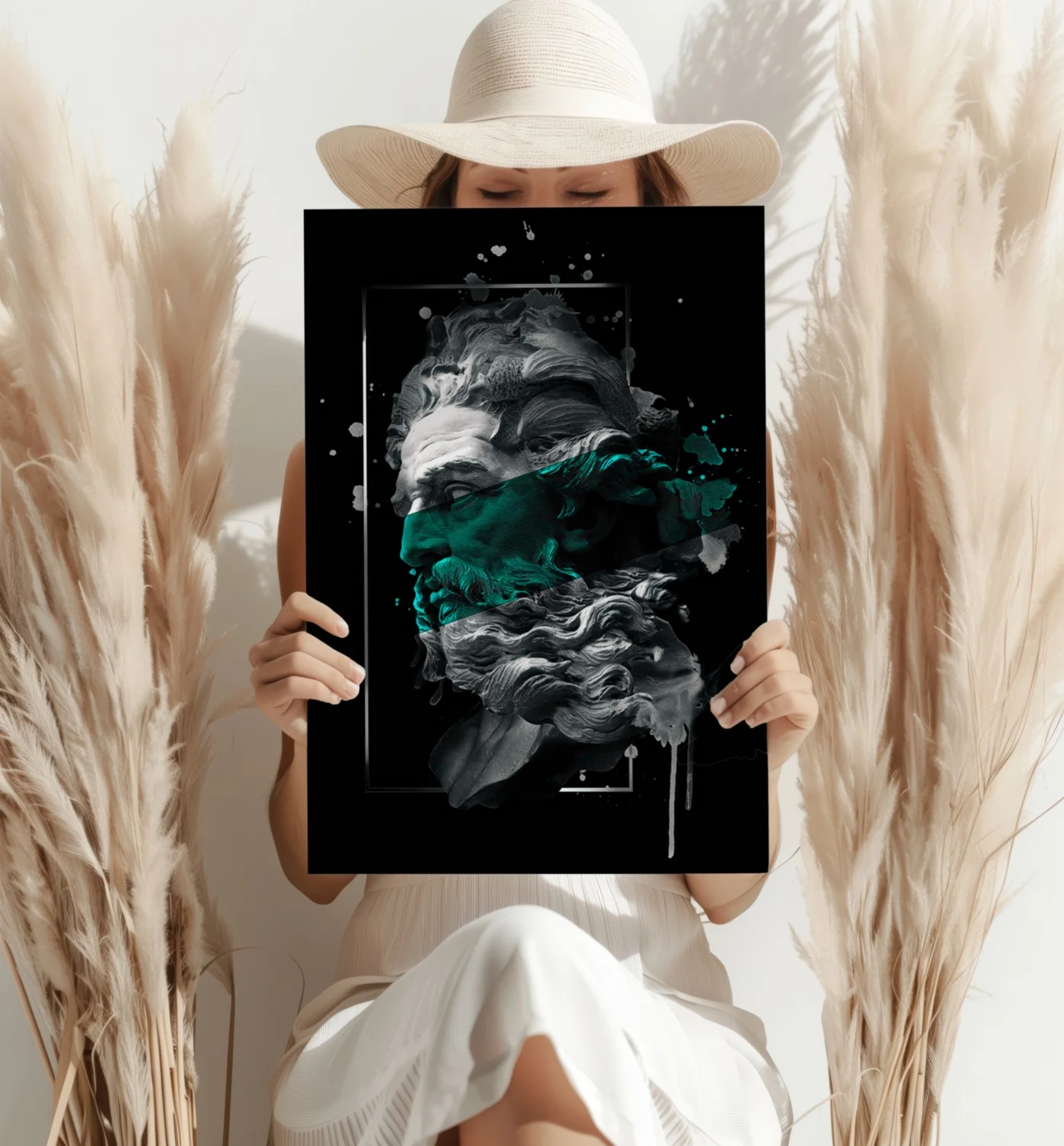 Poseidon Emerald Aluminum Print - Image 4