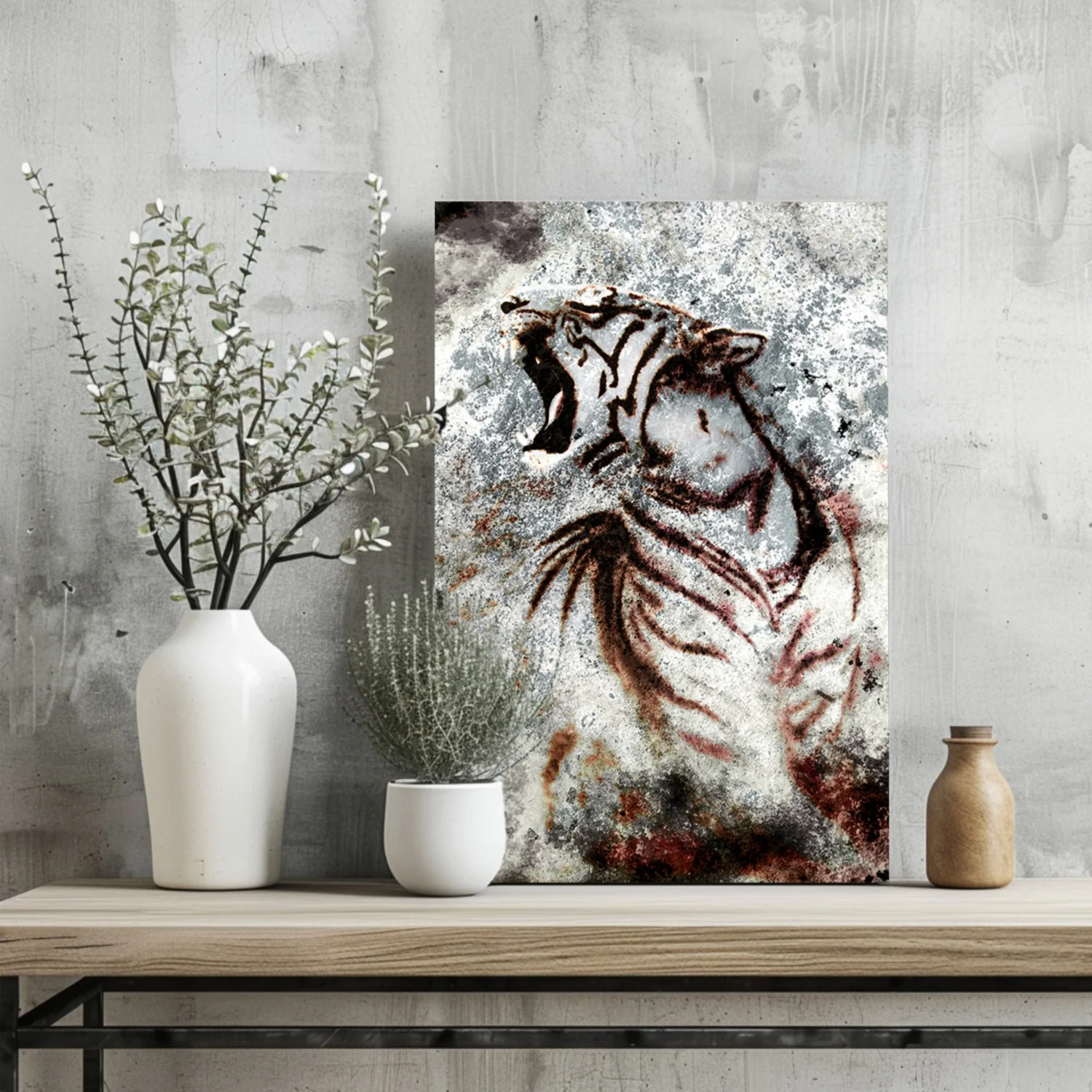 Tiger Aluminum Print - Image 2