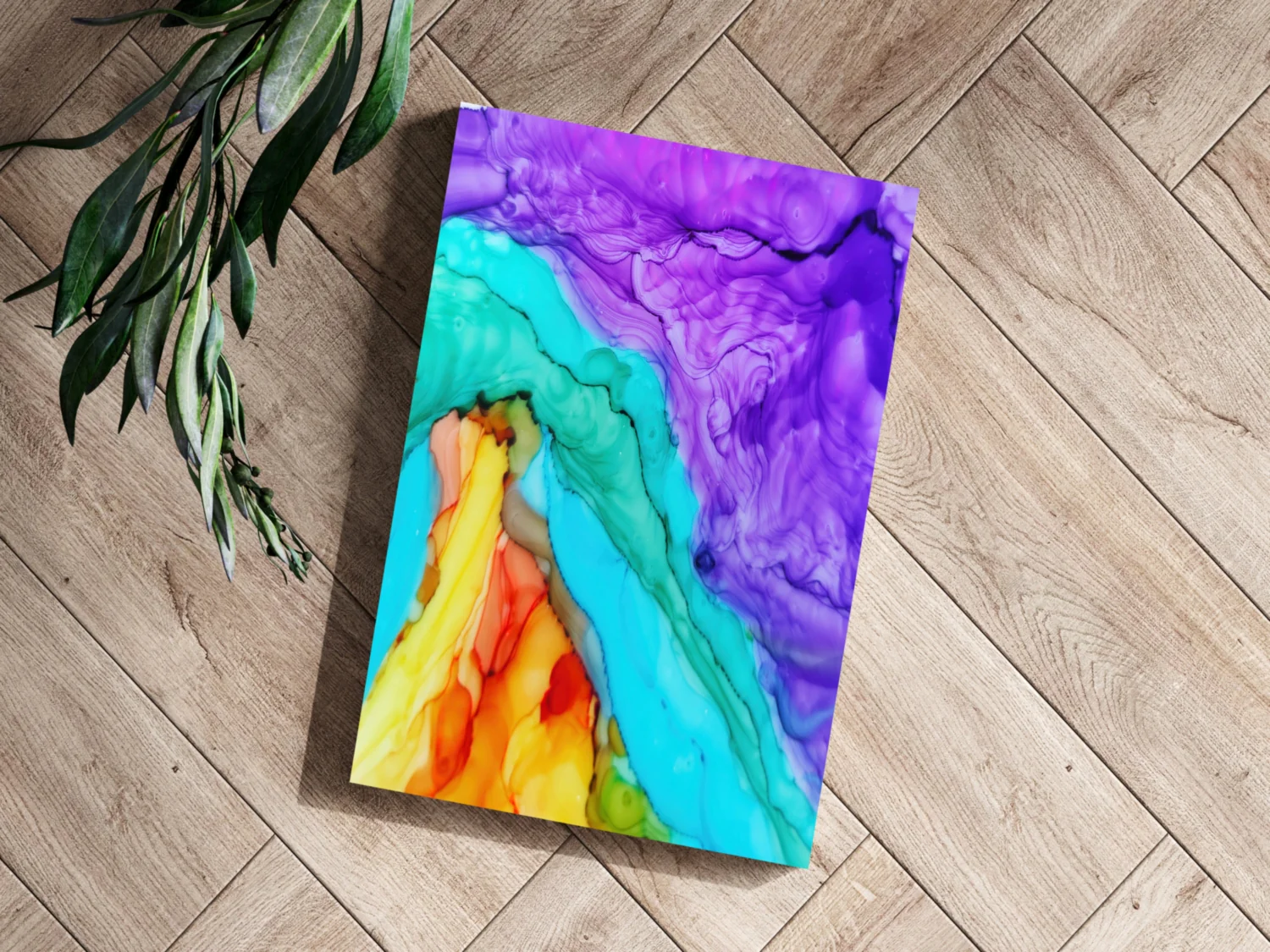 Abstract Transitions Aluminum Print - Image 3