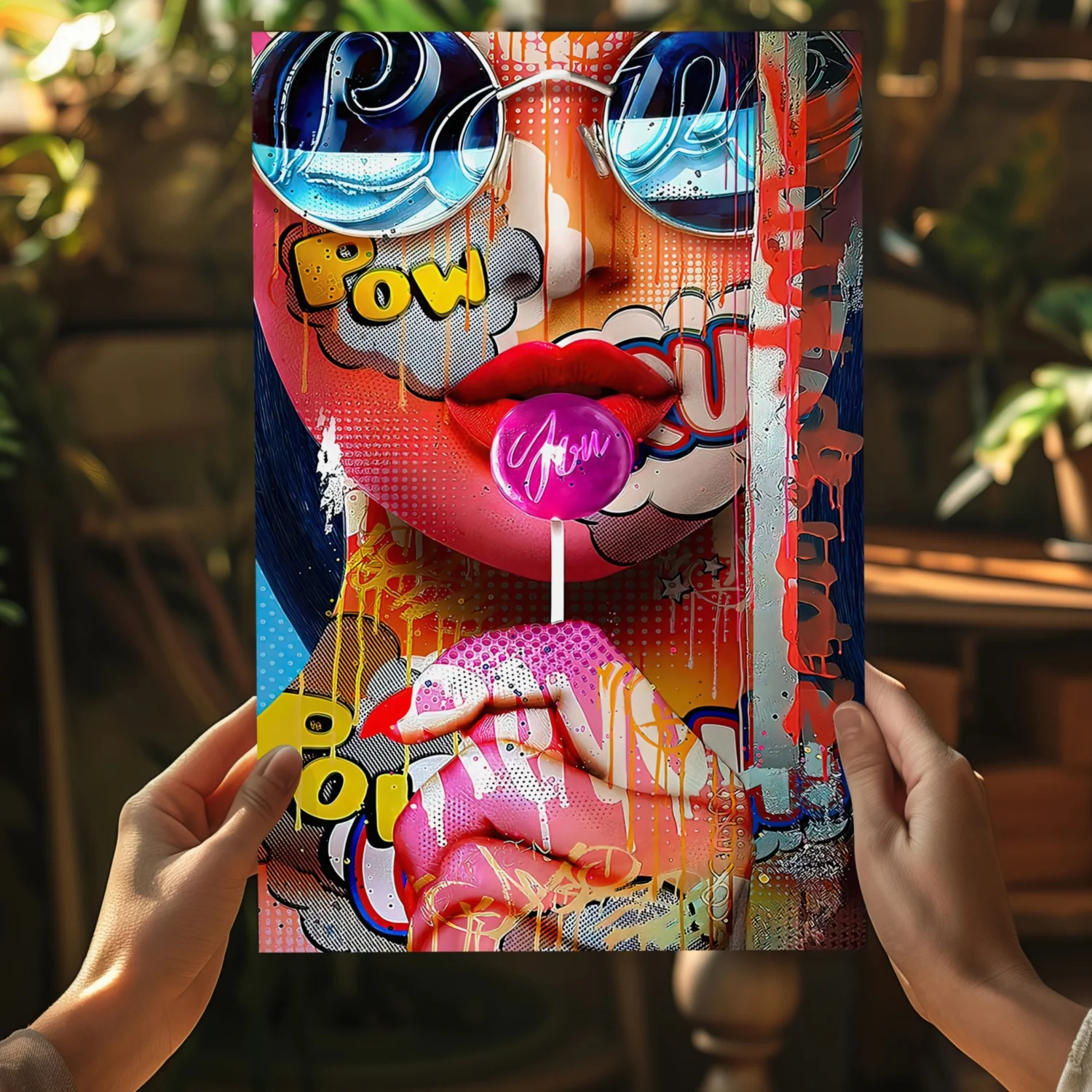 Lollipop Girl Aluminum Print - Image 5