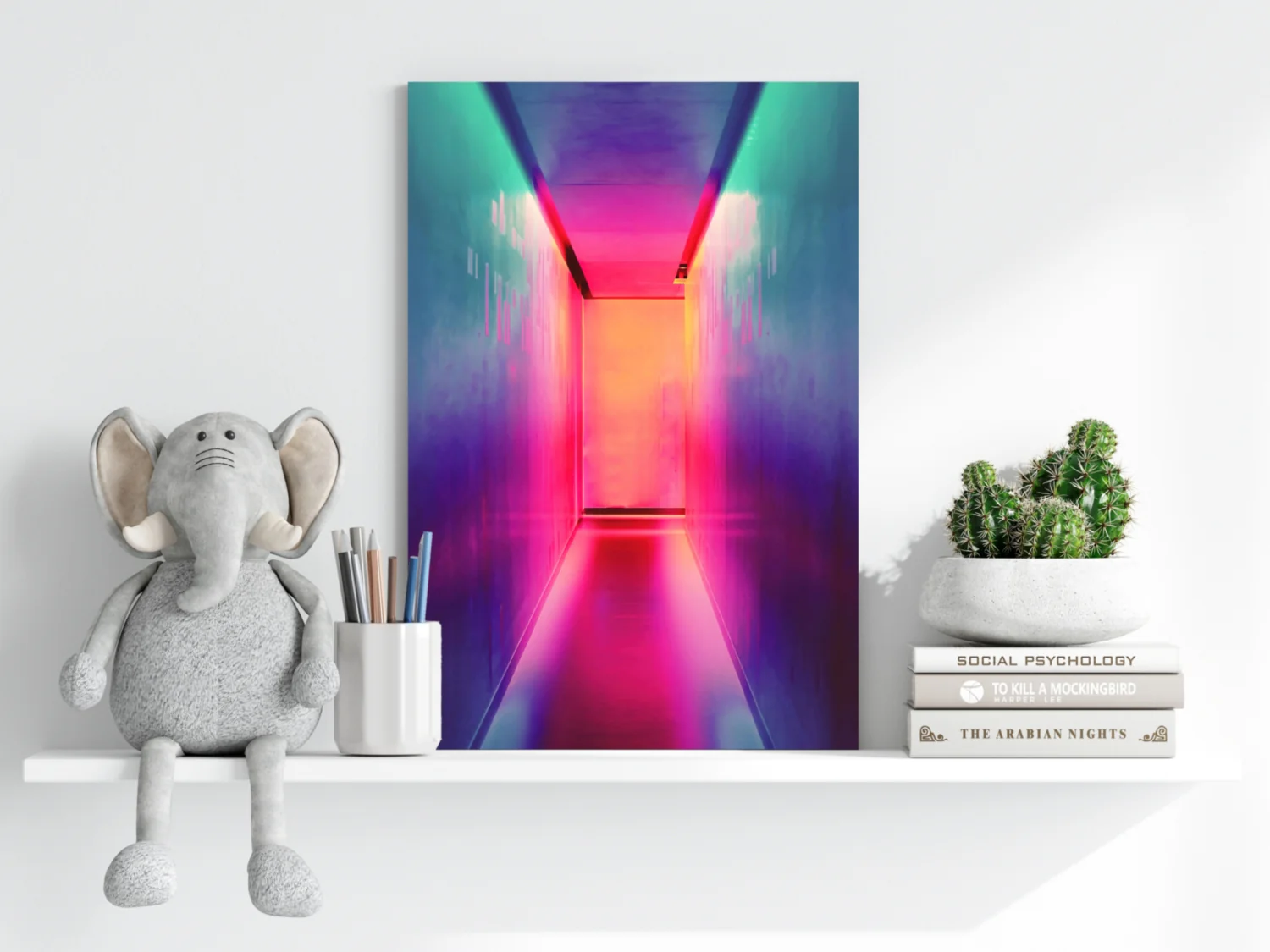 Narrow Corridor Aluminum Print - Image 6