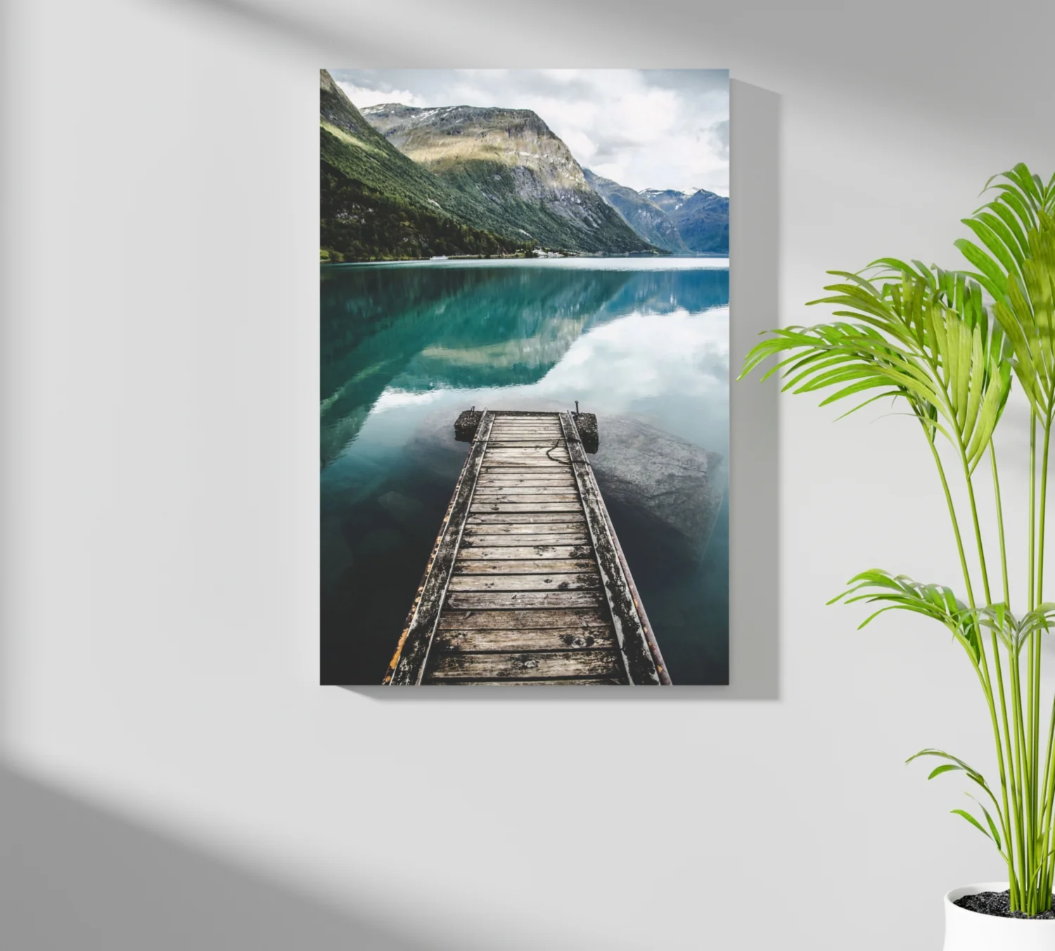 Glacier Lake Aluminum Print - Image 7