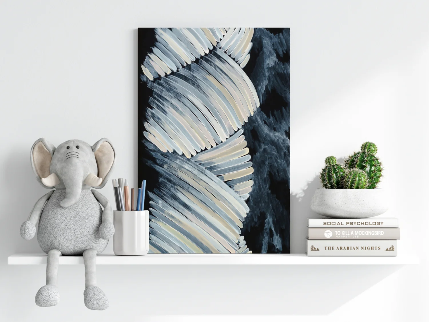 Abstract Drawing Aluminum Print - Image 6