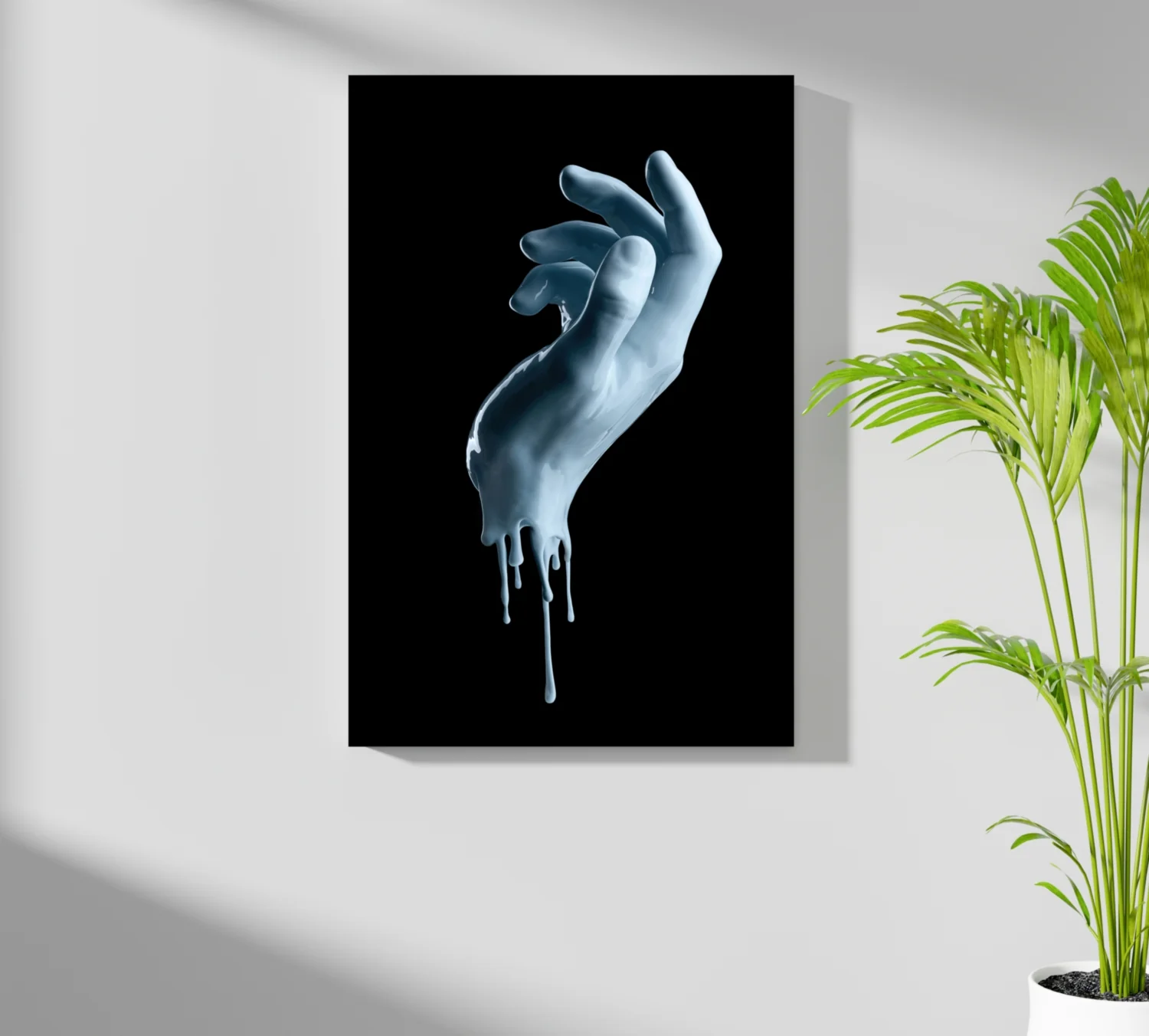Hand in Paint Aluminum Print - Image 7