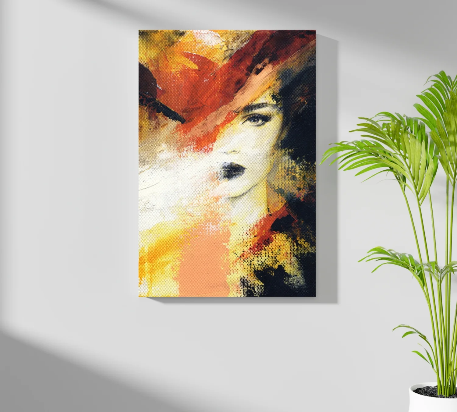 Abstract Woman Aluminum Print - Image 7
