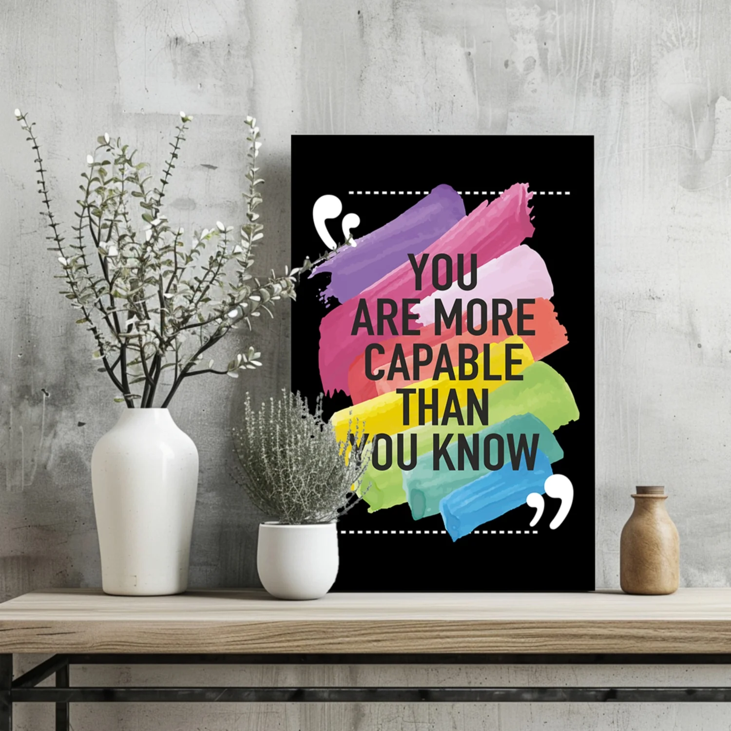 You Are Capable Aluminum Print - Image 2