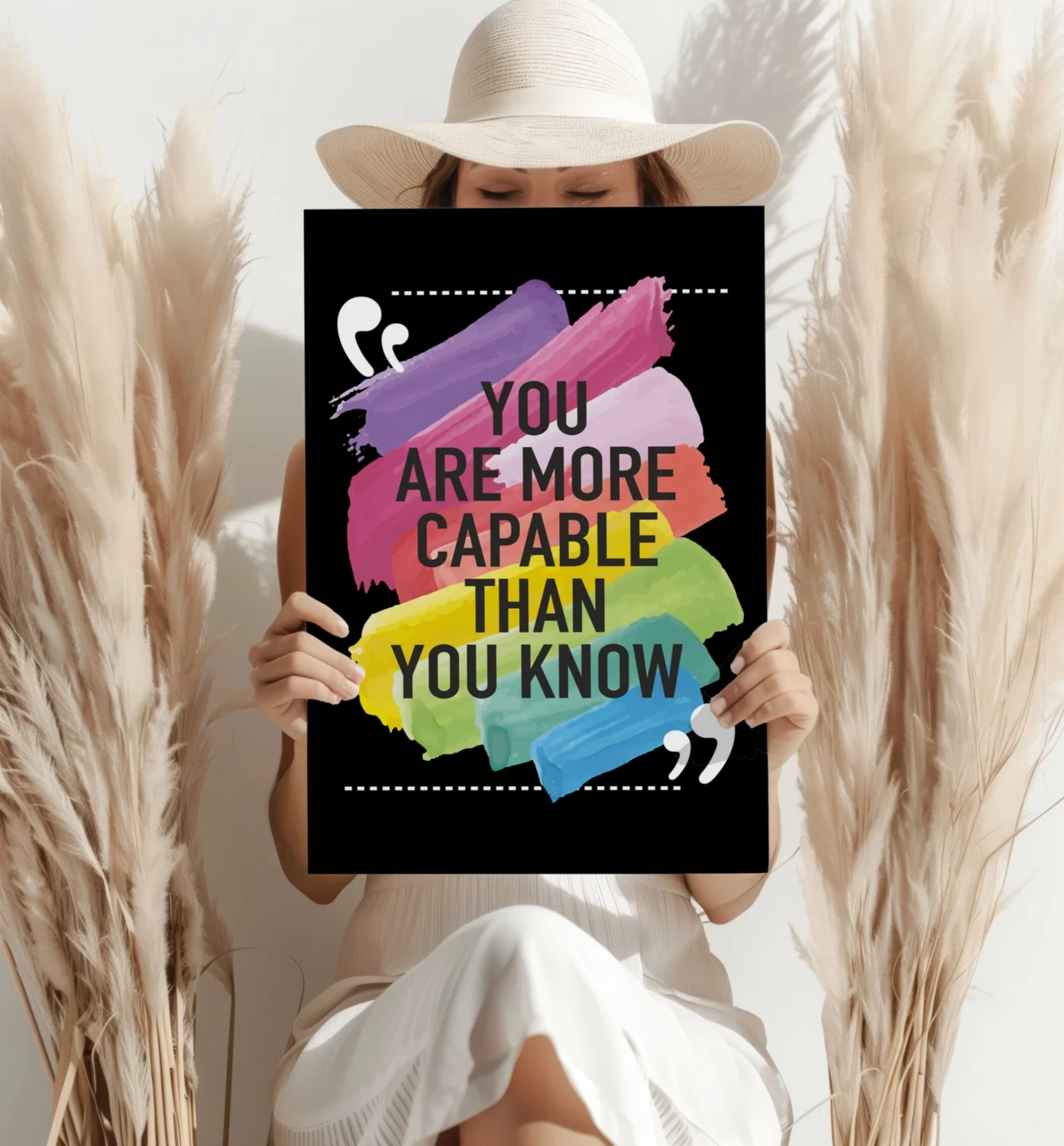 You Are Capable Aluminum Print - Image 4