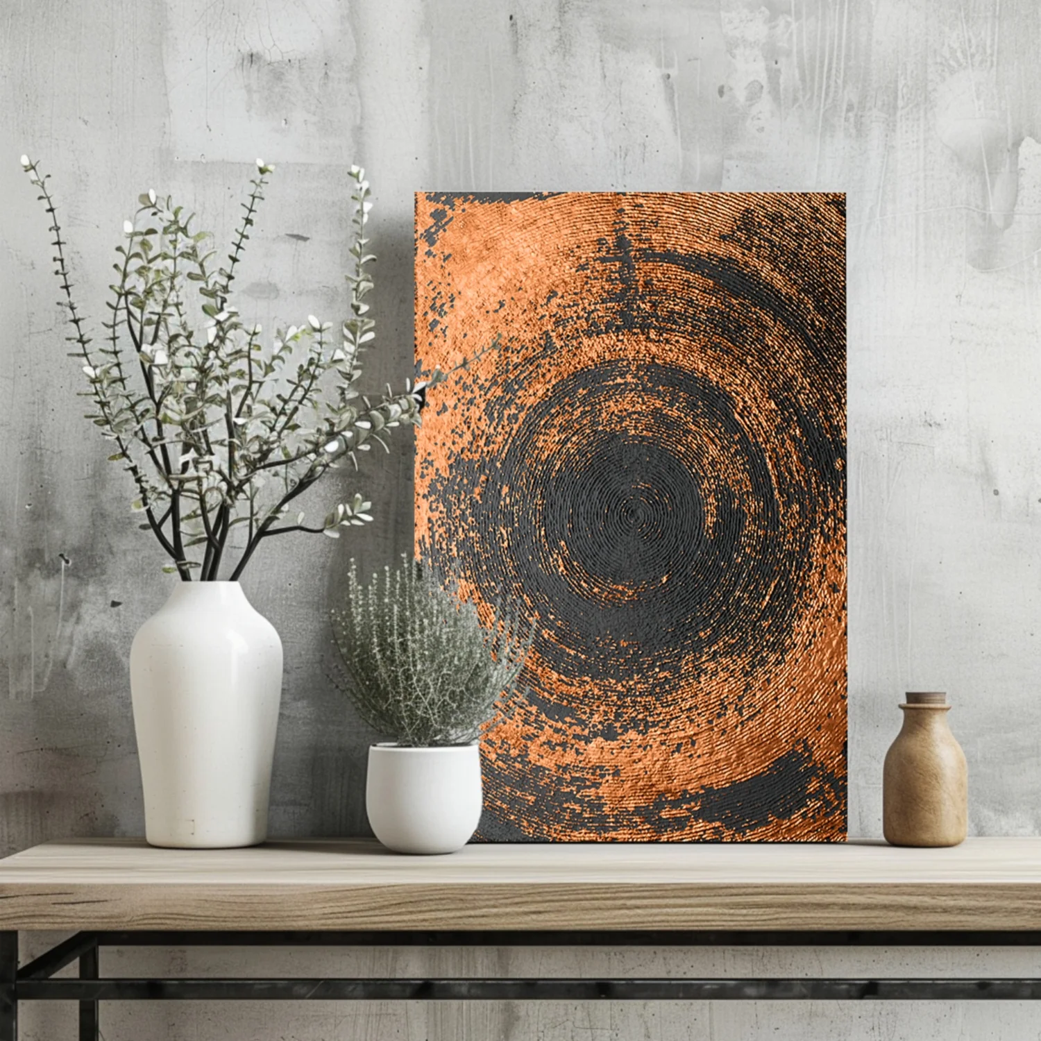 Abstract Elegance V3 Aluminum Print - Image 2