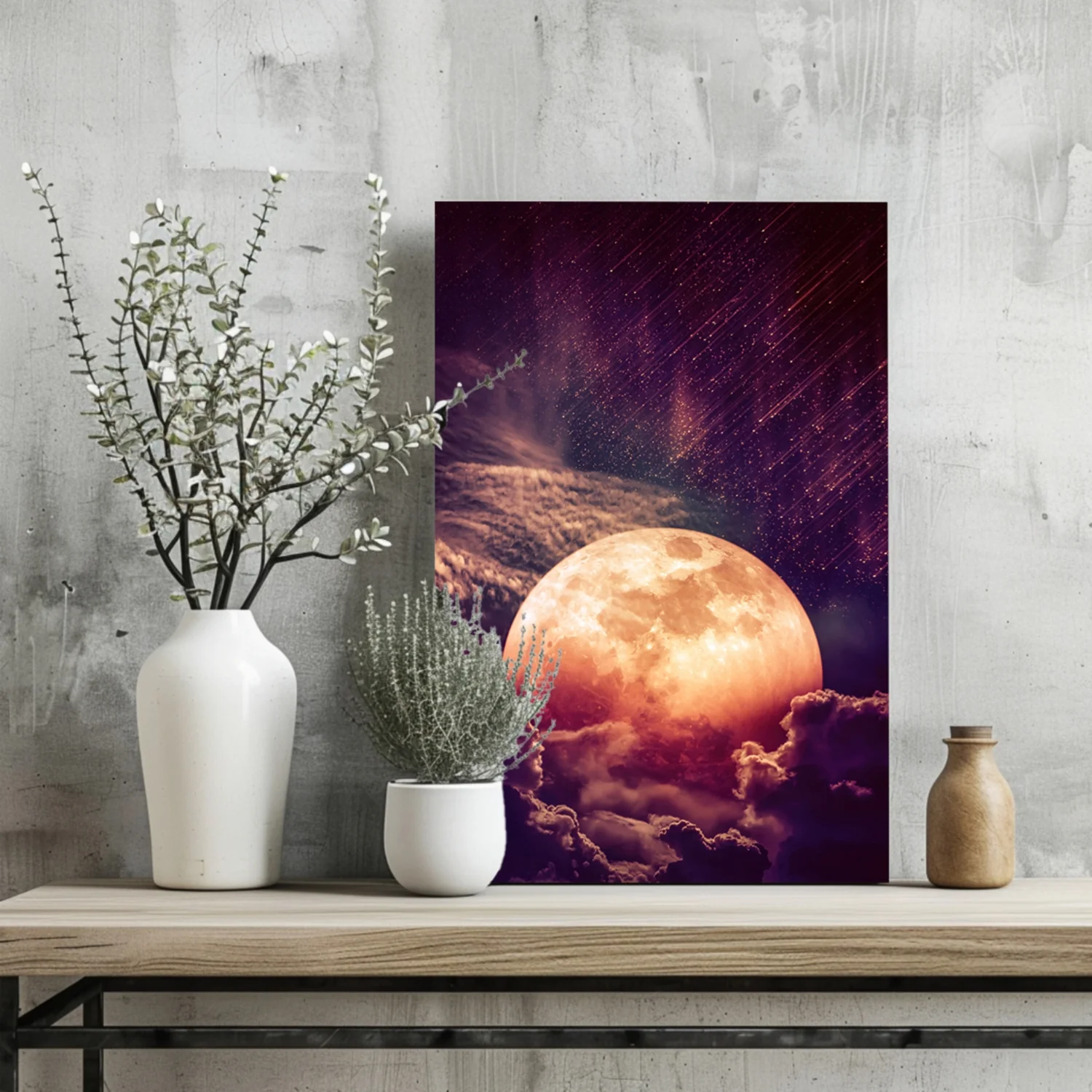 Abstract Elegance V4 Aluminum Print - Image 2