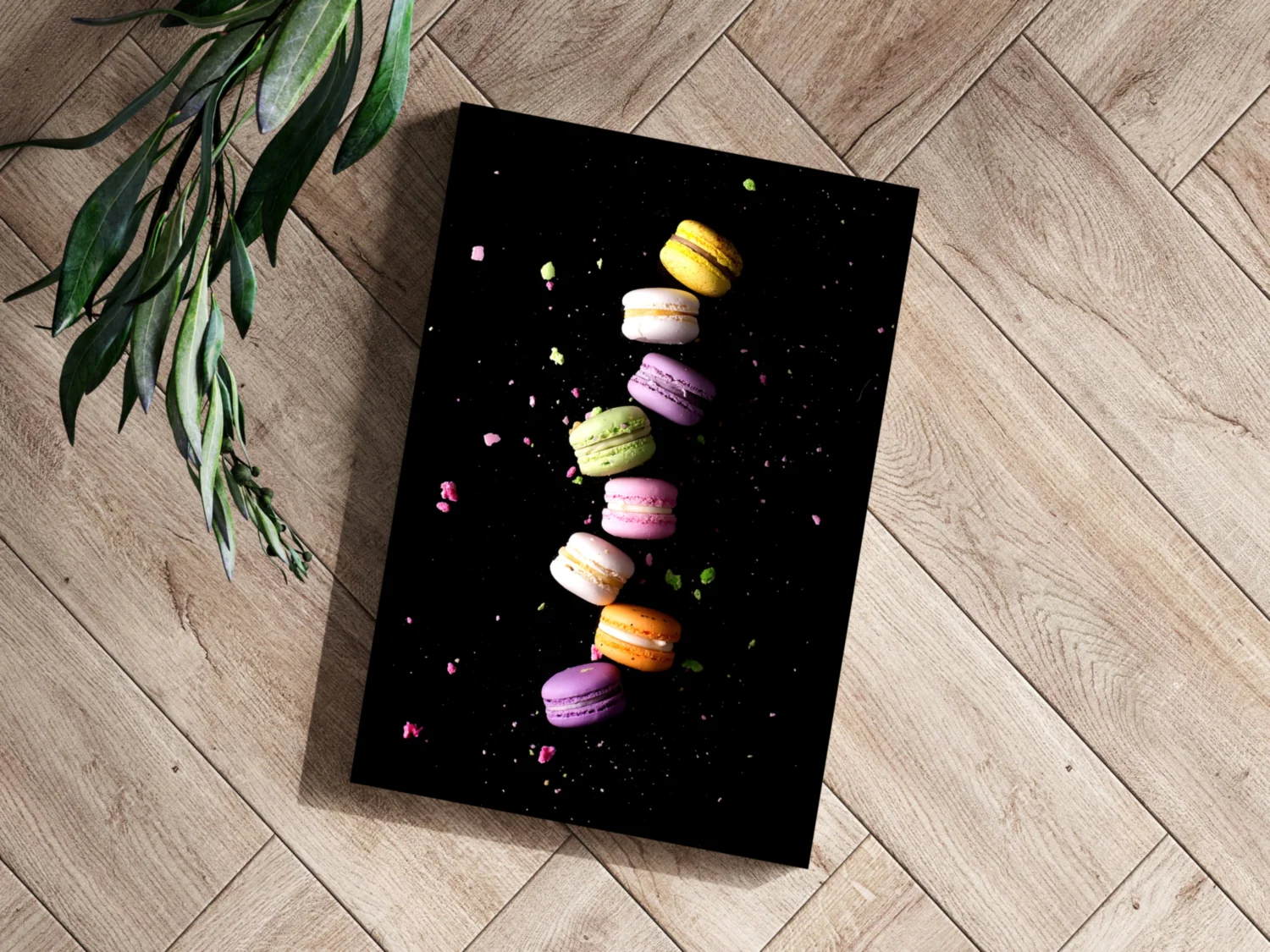 Colorful Macarons Aluminum Print - Image 3