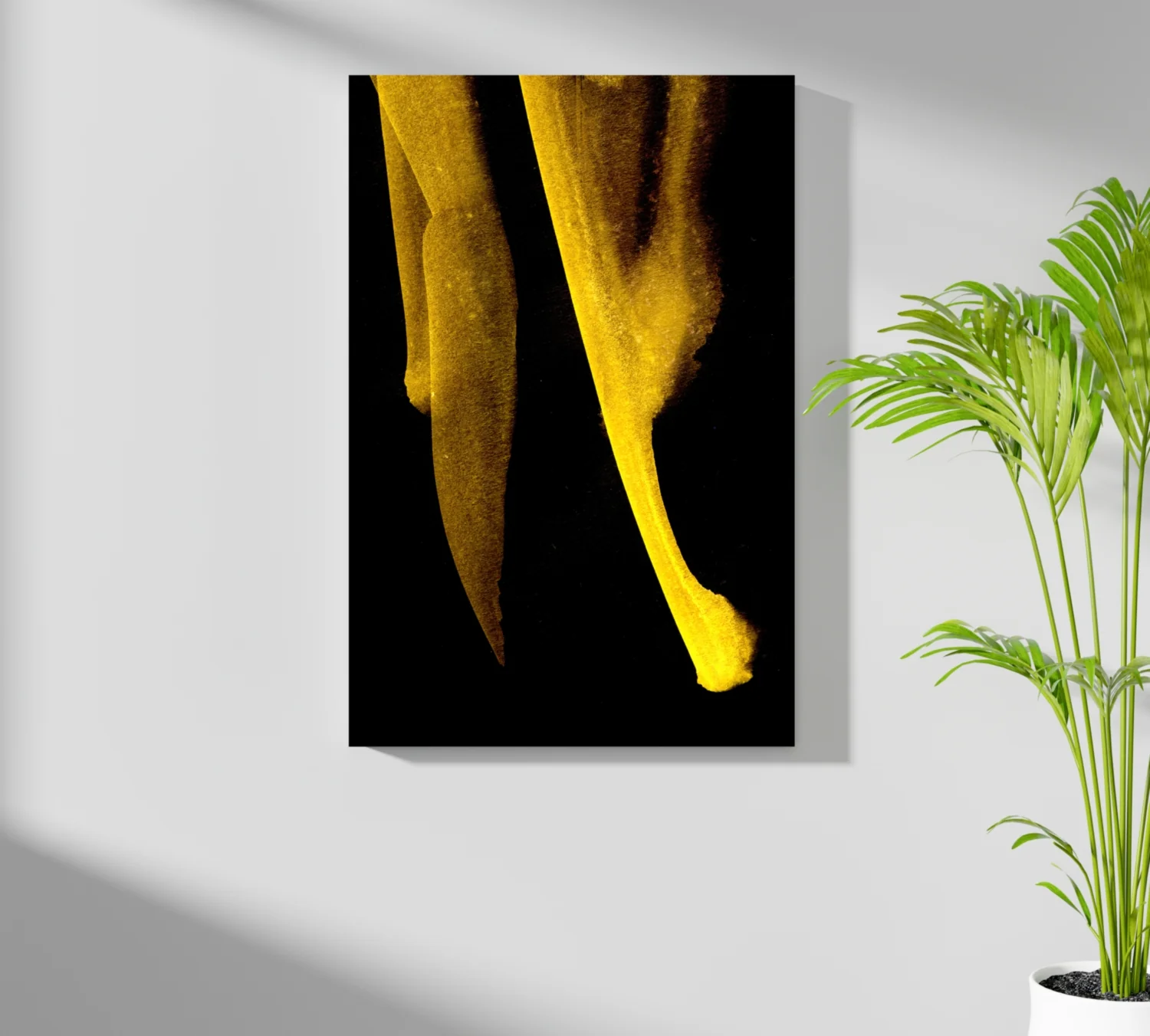 Shade of Gold V1 Aluminum Print - Image 7