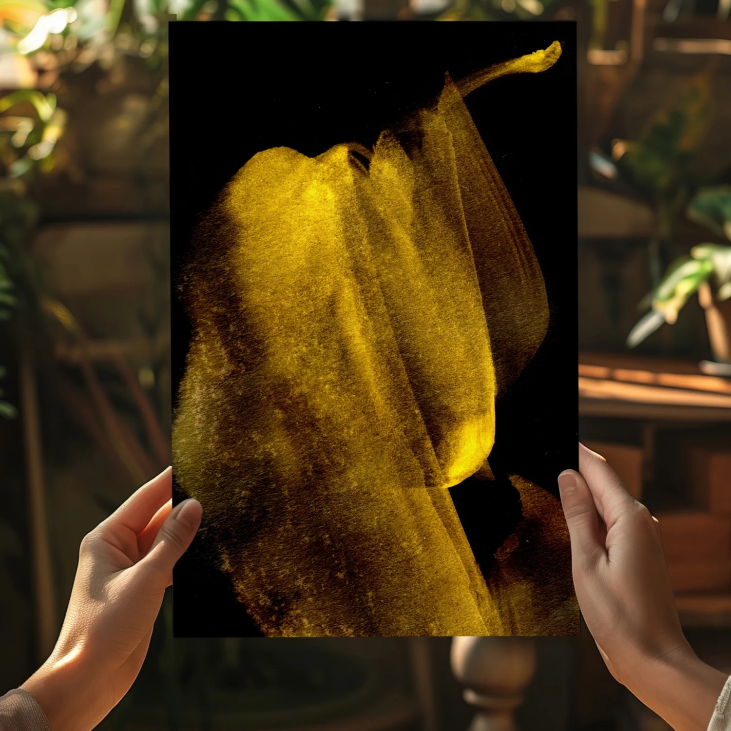 Shade of Gold V3 Aluminum Print - Image 5