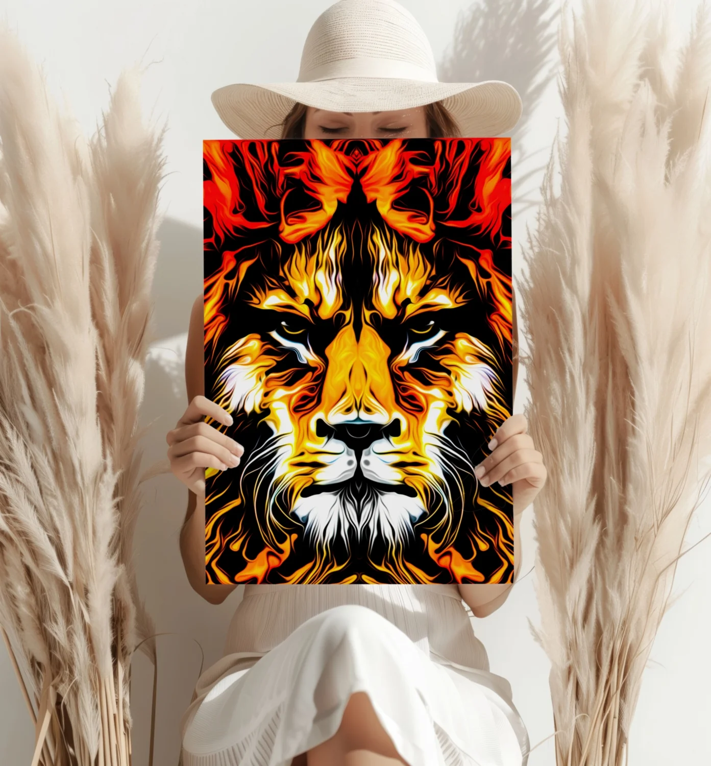 Lion Aluminum Print - Image 4