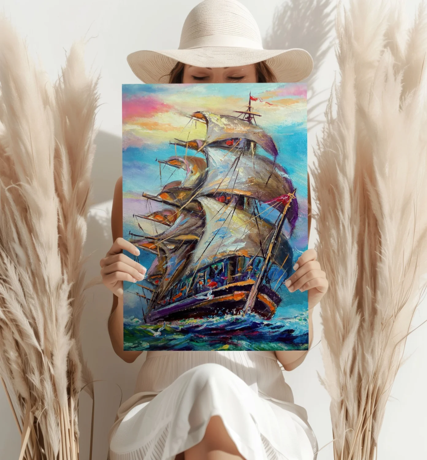 Old Ship Aluminum Print - Image 4