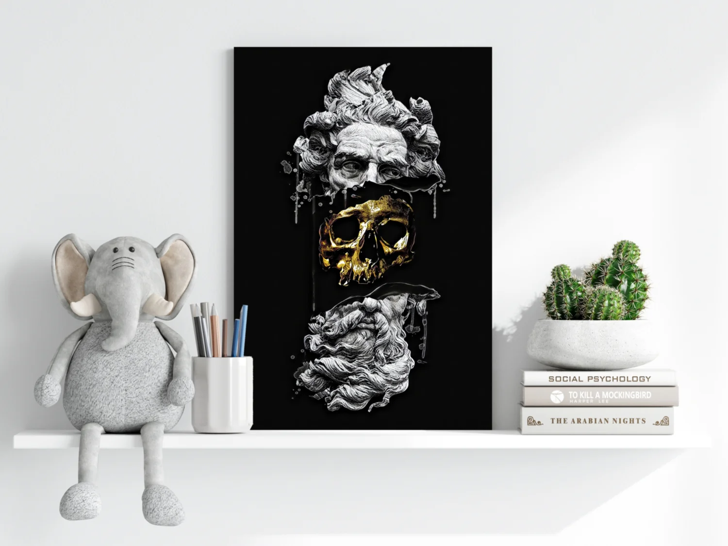 Contemporary Art Statue Aluminum Print - Image 6
