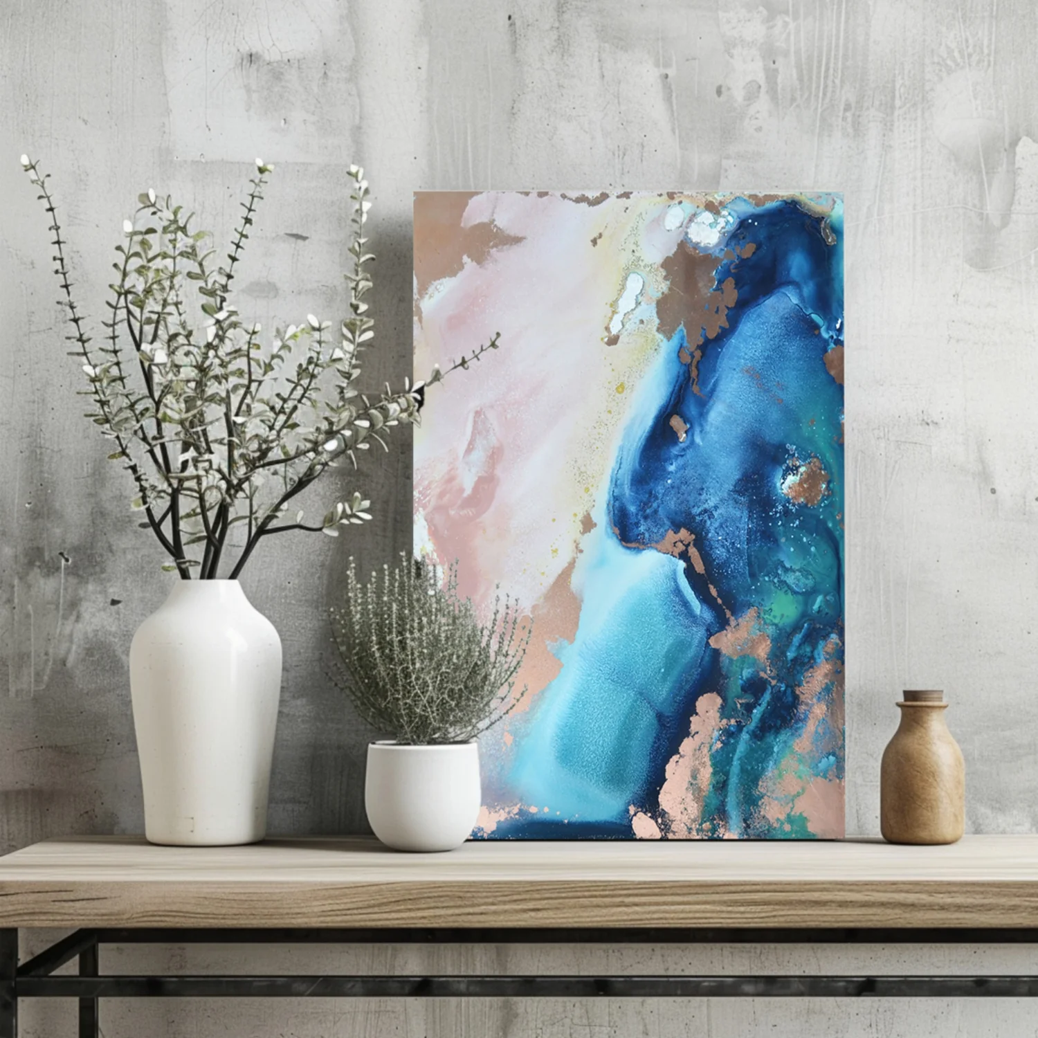 Abstract Paint Aluminum Print - Image 2