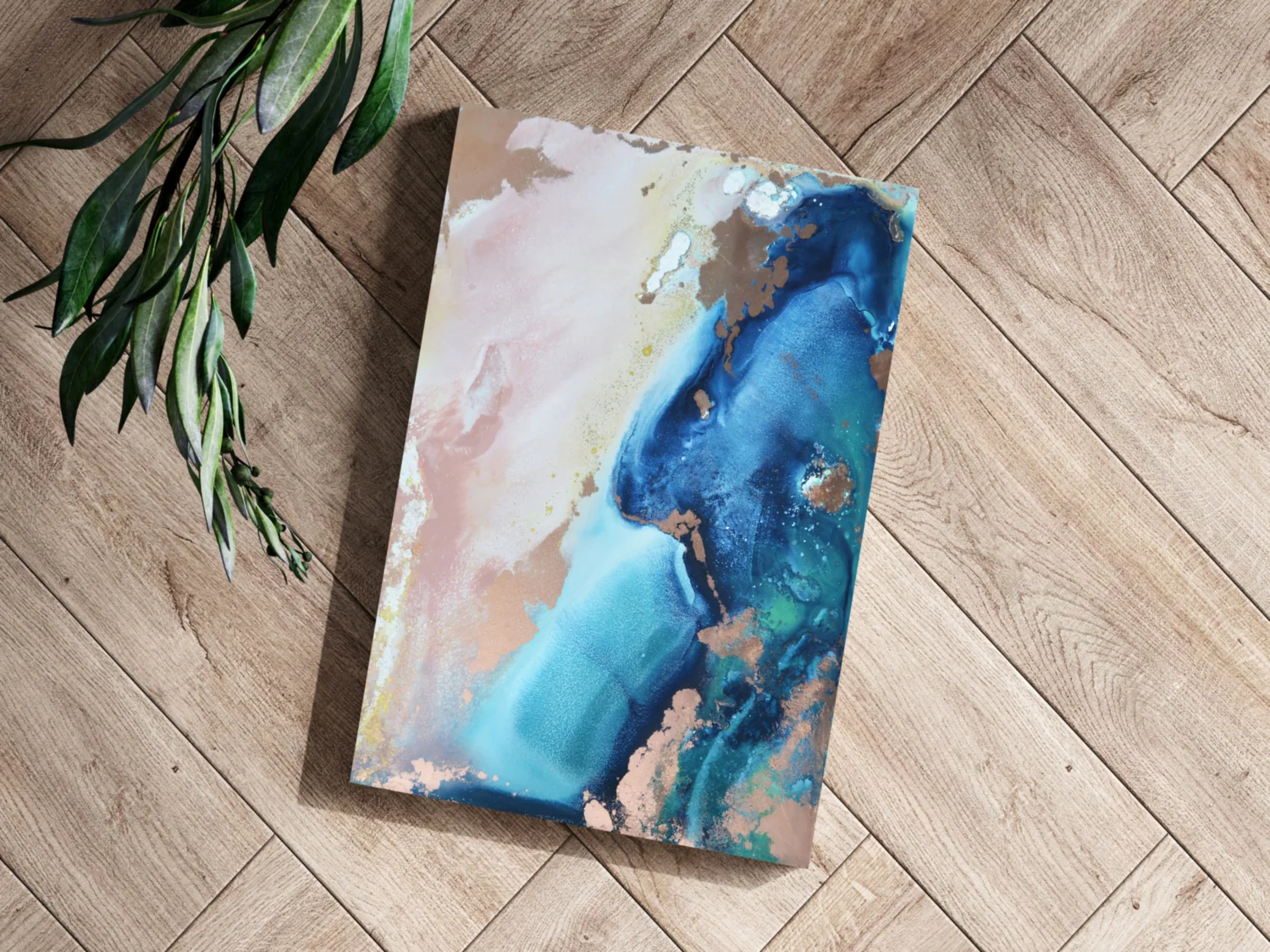 Abstract Paint Aluminum Print - Image 3
