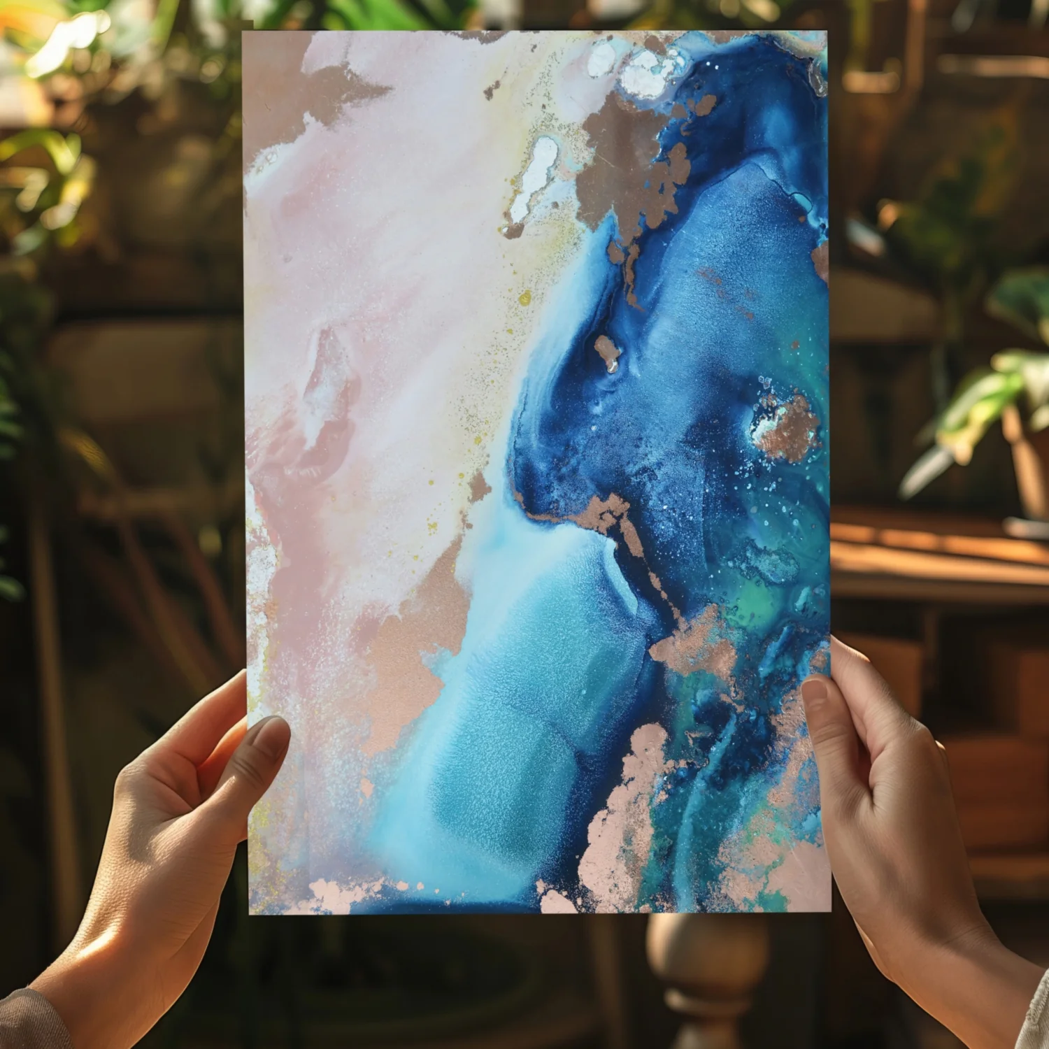 Abstract Paint Aluminum Print - Image 5