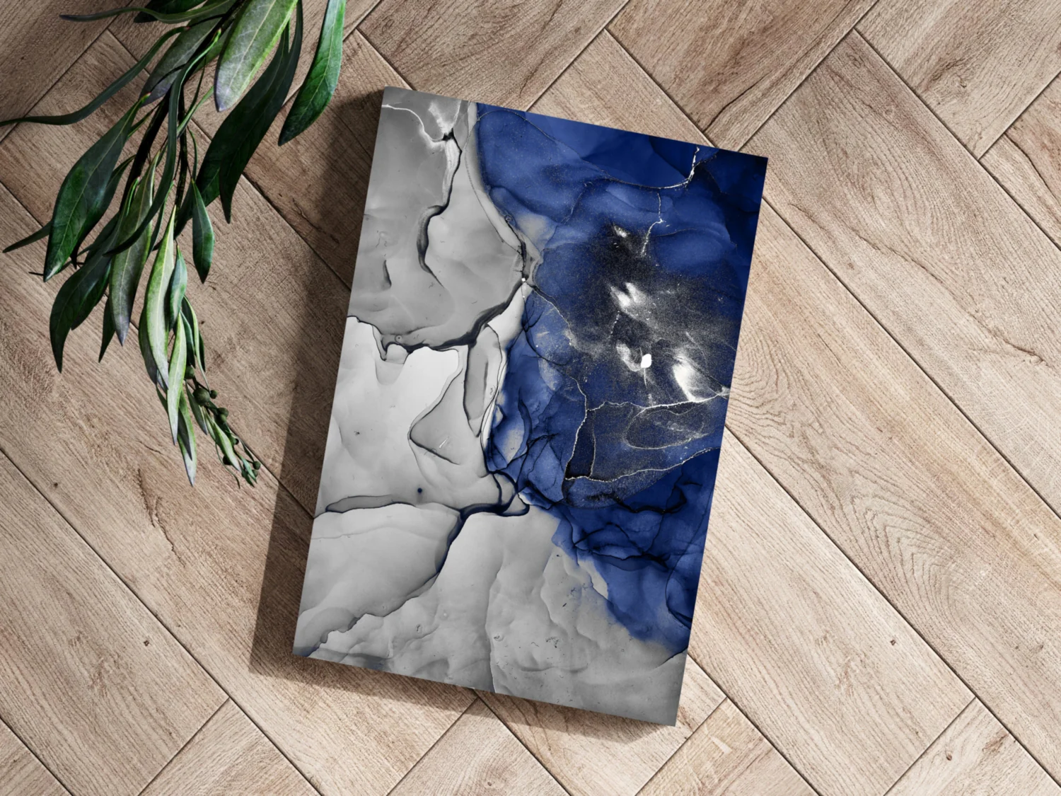 Abstract Marble Pattern V21 Aluminum Print - Image 3