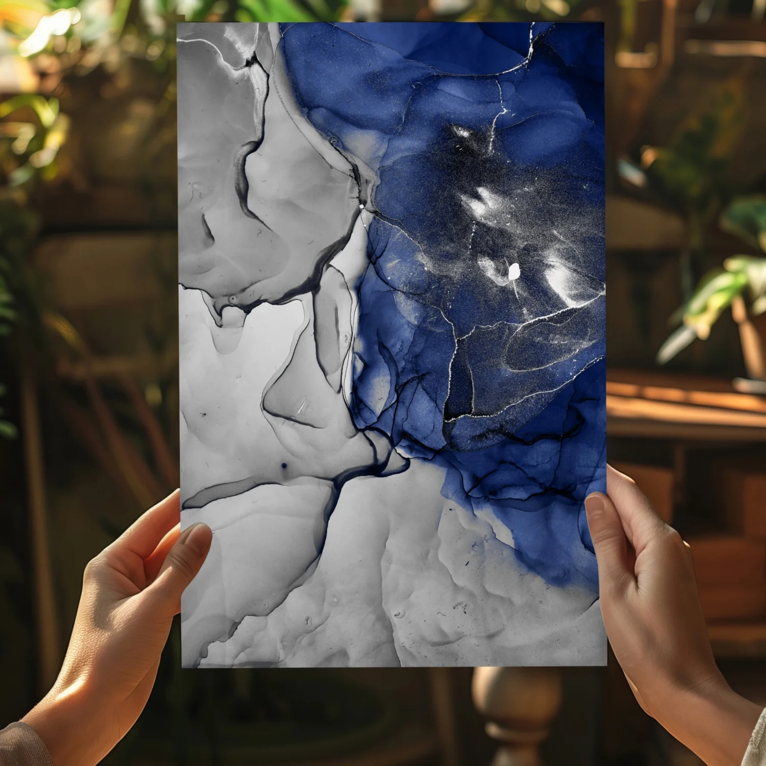 Abstract Marble Pattern V21 Aluminum Print - Image 5