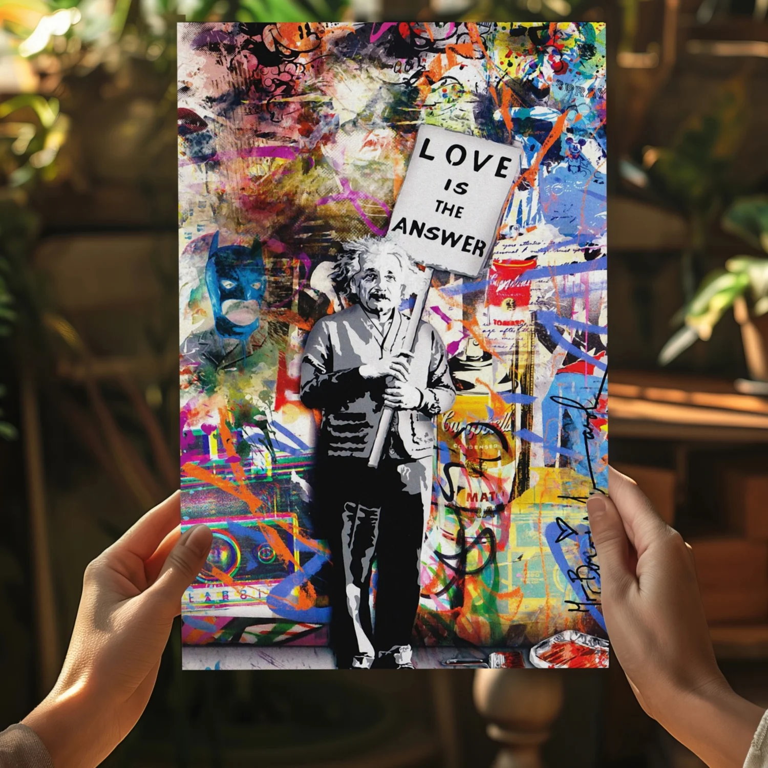 Love is The Answer Aluminum Print - Image 5