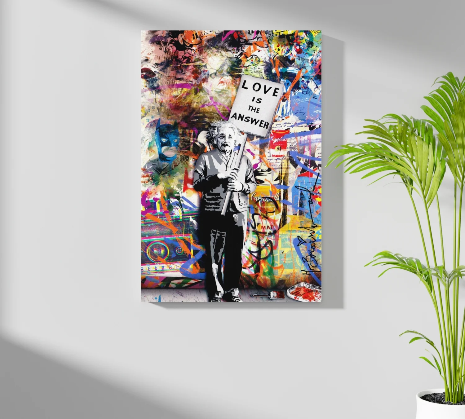 Love is The Answer Aluminum Print - Image 7
