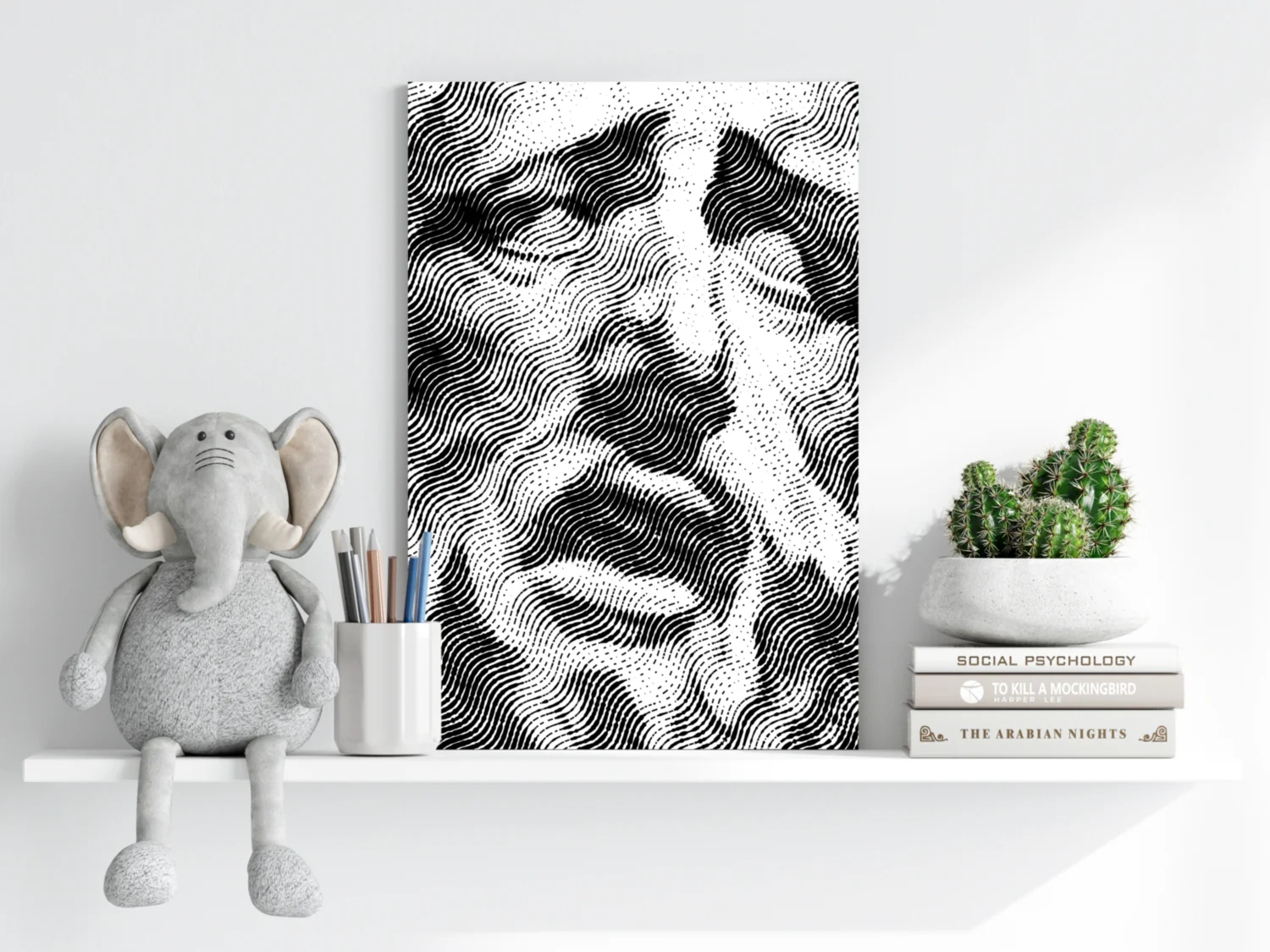 Statue Head Contemporary Aluminum Print - Image 6