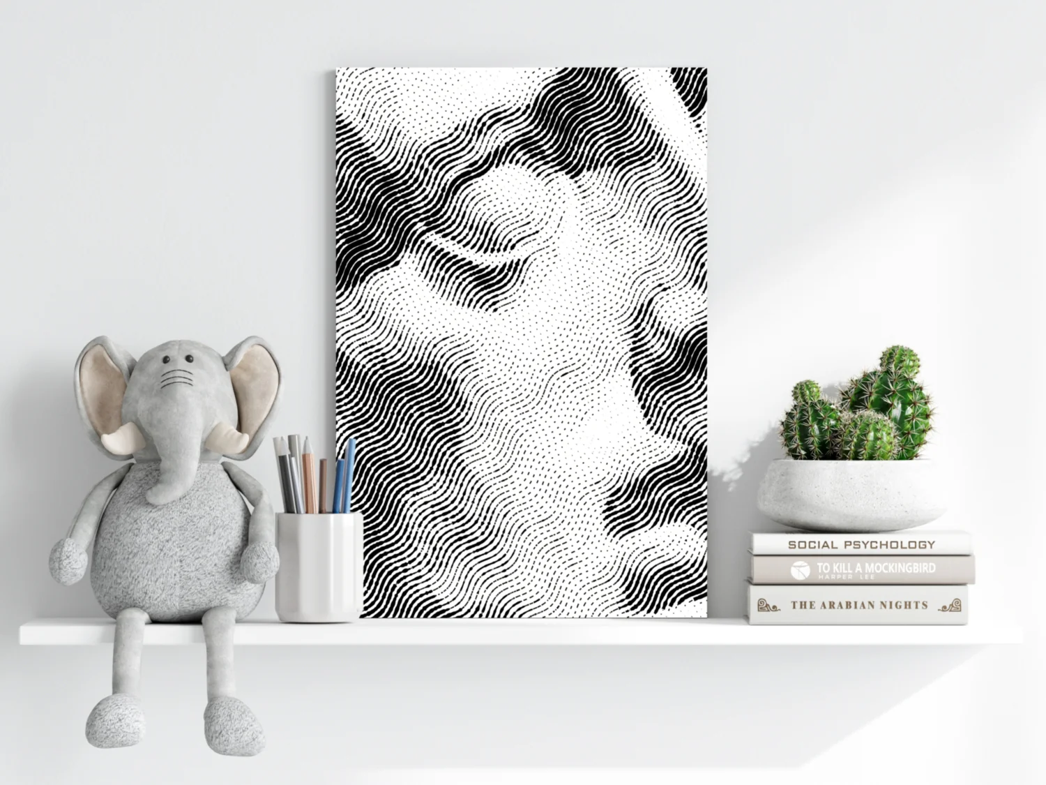Statue Head Contemporary Aluminum Print - Image 6