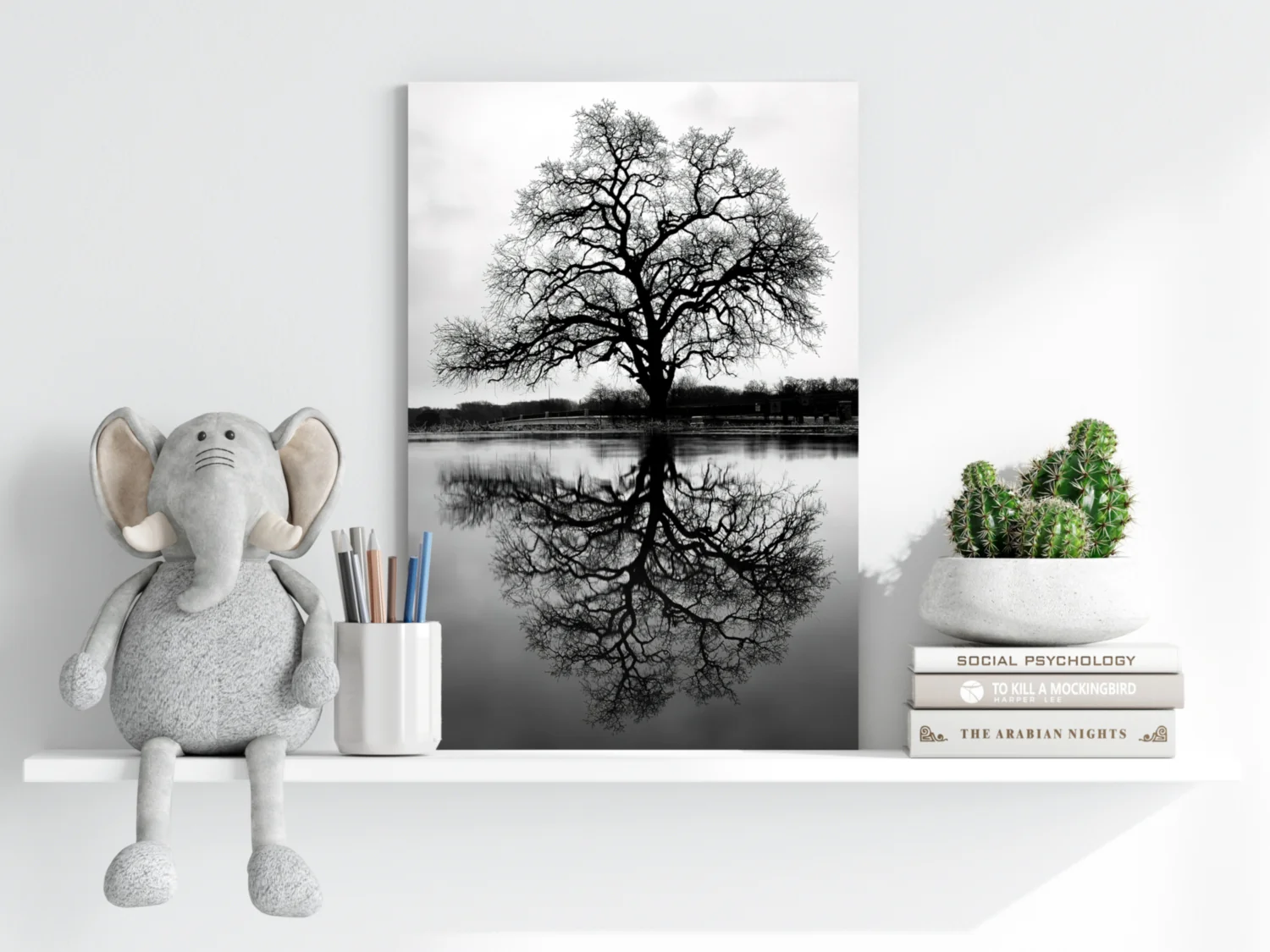 Alone Tree Aluminum Print - Image 6