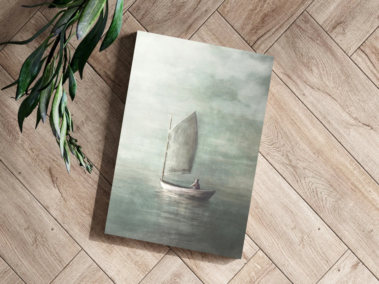 Sail in Mist Aluminum Print - Image 3