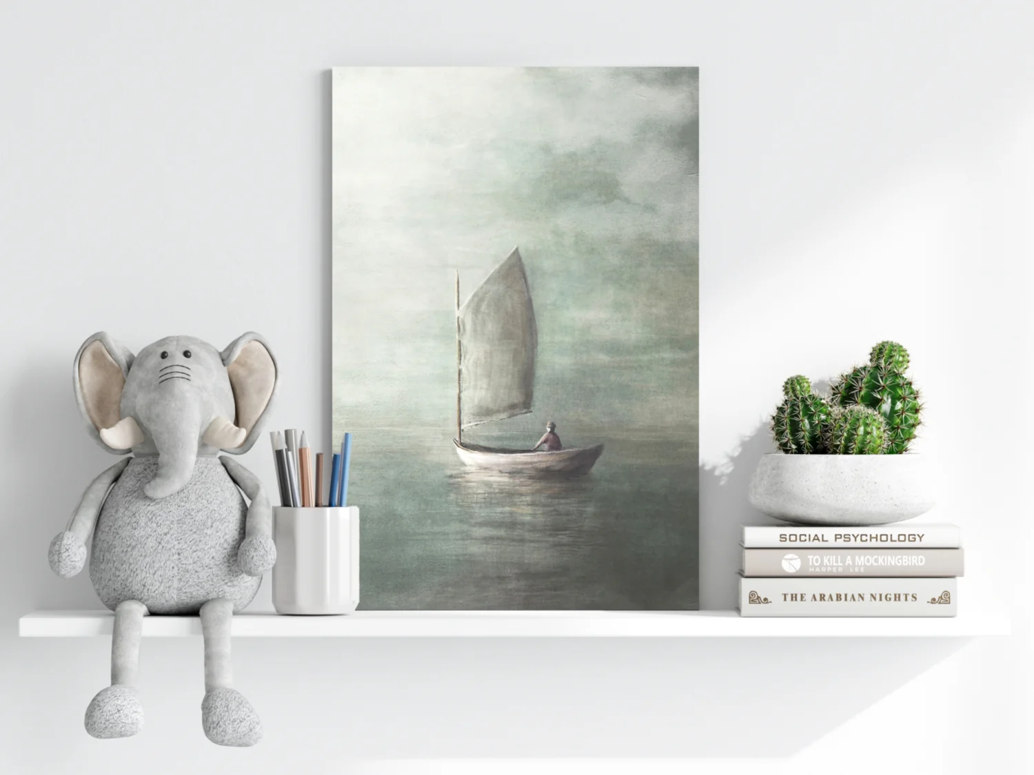 Sail in Mist Aluminum Print - Image 6