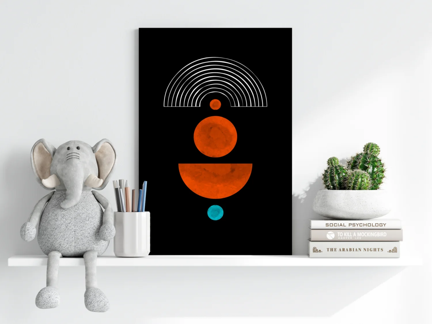 Line Art V1 Aluminum Print - Image 6